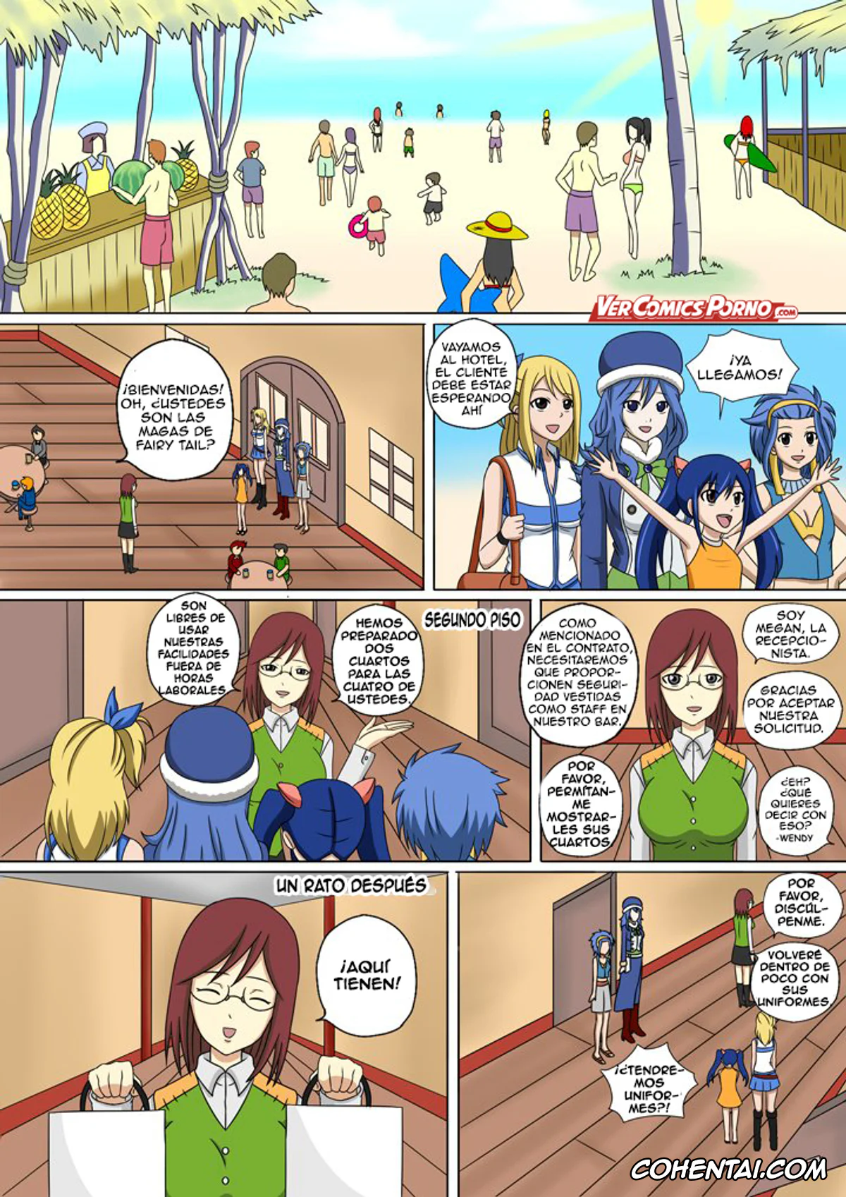 Fairy Tail porno, Juvia Lockser porno, Levy Mcgarden porno, Lucy Heartfilia porno, Wendy Marvell porno, Fairy Hunting 3 (Fairy Tail), pagina 2