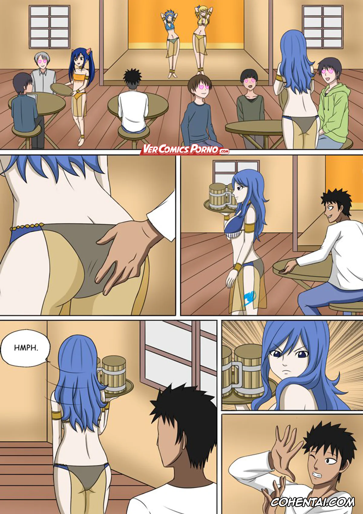 Fairy Tail hentai, Juvia Lockser hentai, Levy Mcgarden hentai, Lucy Heartfilia hentai, Wendy Marvell hentai, Fairy Hunting 3 (Fairy Tail), pagina 12