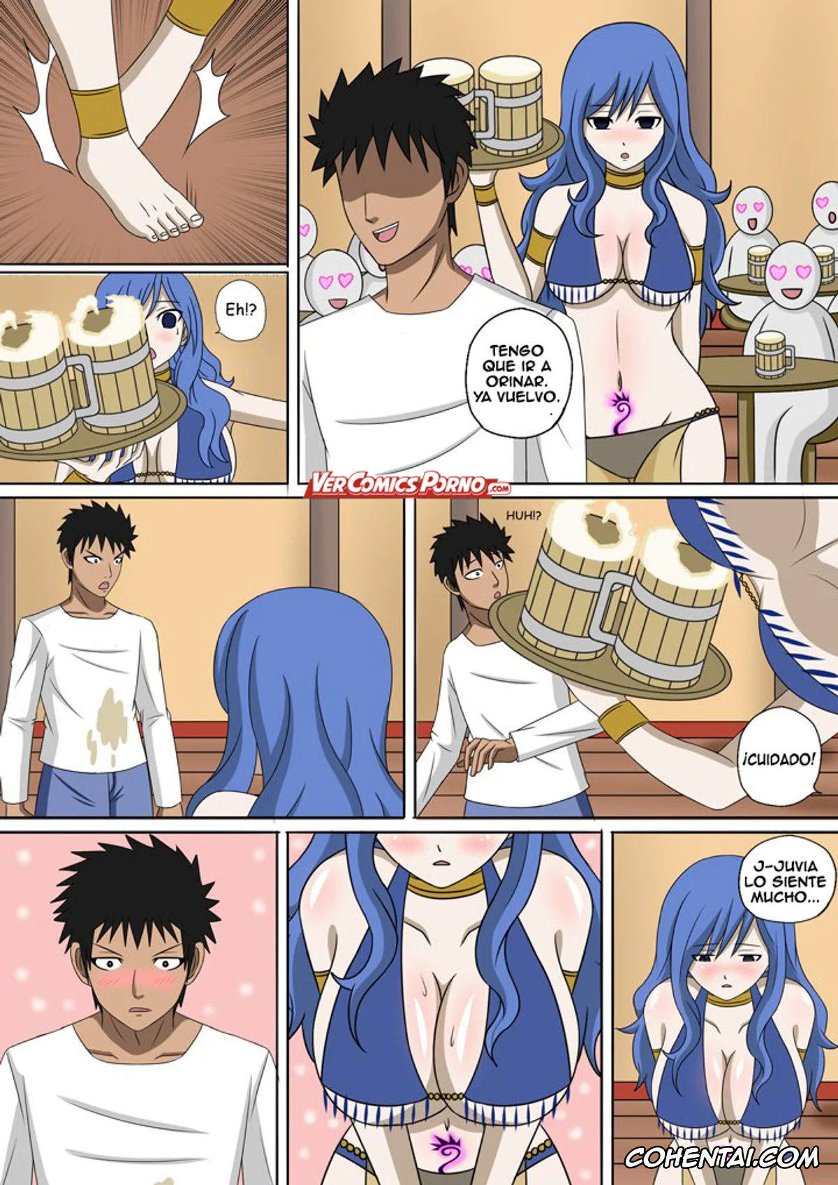 Fairy Tail porno, Juvia Lockser porno, Levy Mcgarden porno, Lucy Heartfilia porno, Wendy Marvell porno, Fairy Hunting 3 (Fairy Tail), pagina 14