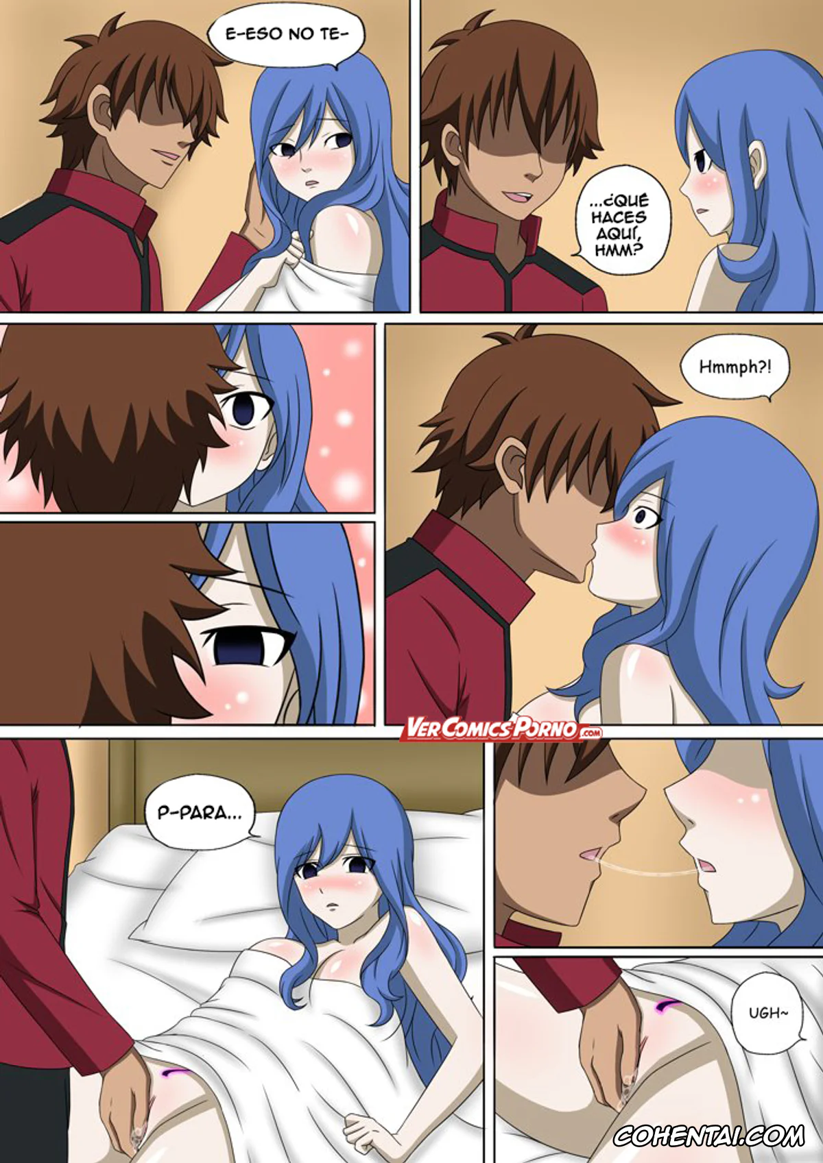 Fairy Tail xxx, Juvia Lockser xxx, Levy Mcgarden xxx, Lucy Heartfilia xxx, Wendy Marvell xxx, Fairy Hunting 3 (Fairy Tail), pagina 19
