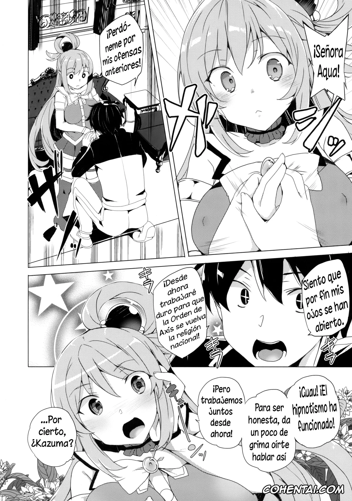 Kono Subarashii Sekai ni Syukufuku o! xxx, Aqua xxx, Kazuma Satou xxx, Axis-kyou ni Haitte kudasai (Kono Subarashii Sekai ni Syukufuku o!), pagina 4