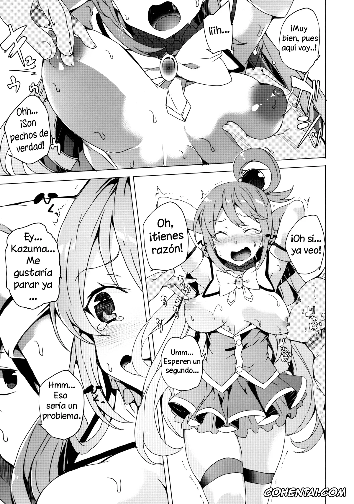 Kono Subarashii Sekai ni Syukufuku o! xxx, Aqua xxx, Kazuma Satou xxx, Axis-kyou ni Haitte kudasai (Kono Subarashii Sekai ni Syukufuku o!), pagina 13
