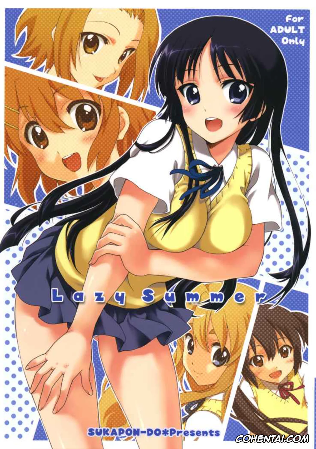 K-ON! xxx, Mio Akiyama xxx, Satoshi Tainaka xxx, Lazy Summer (K-ON!), pagina 1