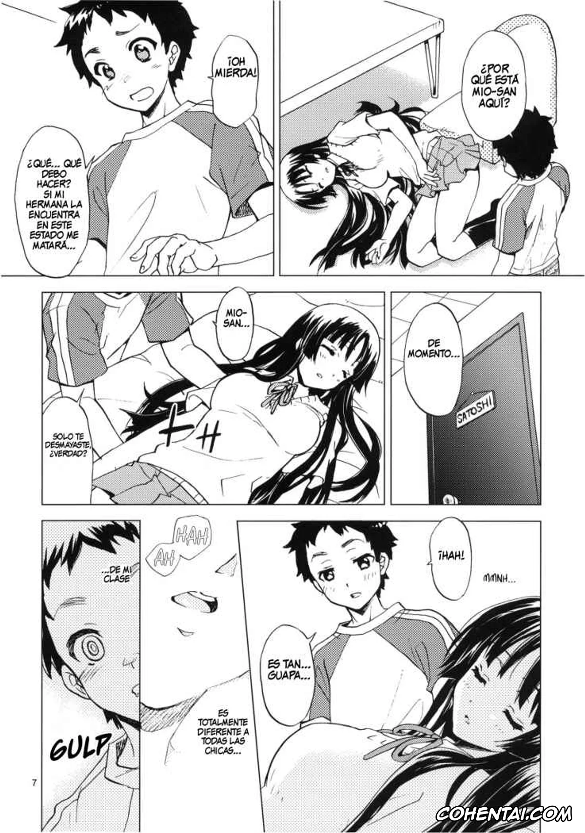 K-ON! hentai, Mio Akiyama hentai, Satoshi Tainaka hentai, Lazy Summer (K-ON!), pagina 6