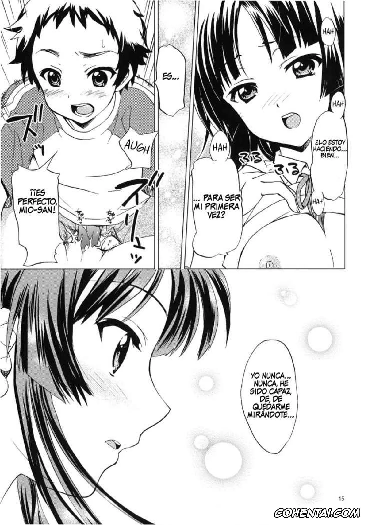 K-ON! porno, Mio Akiyama porno, Satoshi Tainaka porno, Lazy Summer (K-ON!), pagina 14
