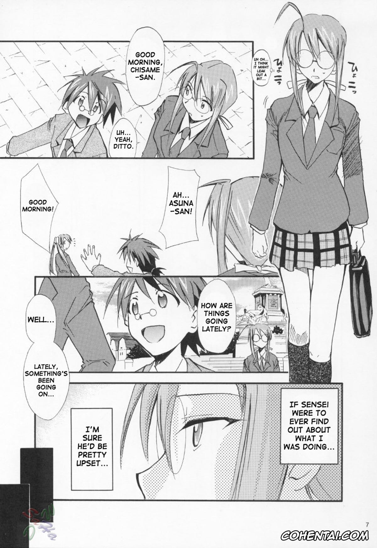 Mahou Sensei Negima hentai, Asuna Kagurazaka hentai, Chisame Hasegawa hentai, Negimaru! 3 (Mahou Sensei Negima!), pagina 6