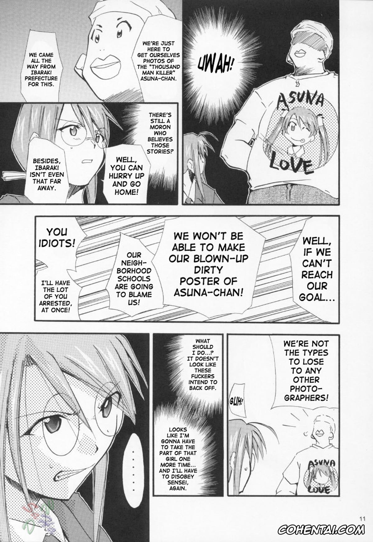 Mahou Sensei Negima xxx, Asuna Kagurazaka xxx, Chisame Hasegawa xxx, Negimaru! 3 (Mahou Sensei Negima!), pagina 10