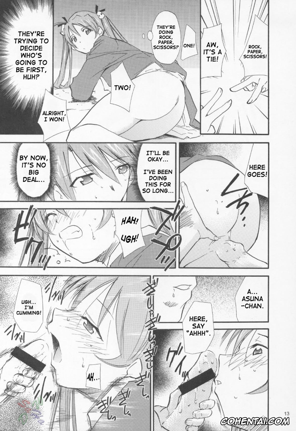 Mahou Sensei Negima hentai, Asuna Kagurazaka hentai, Chisame Hasegawa hentai, Negimaru! 3 (Mahou Sensei Negima!), pagina 12