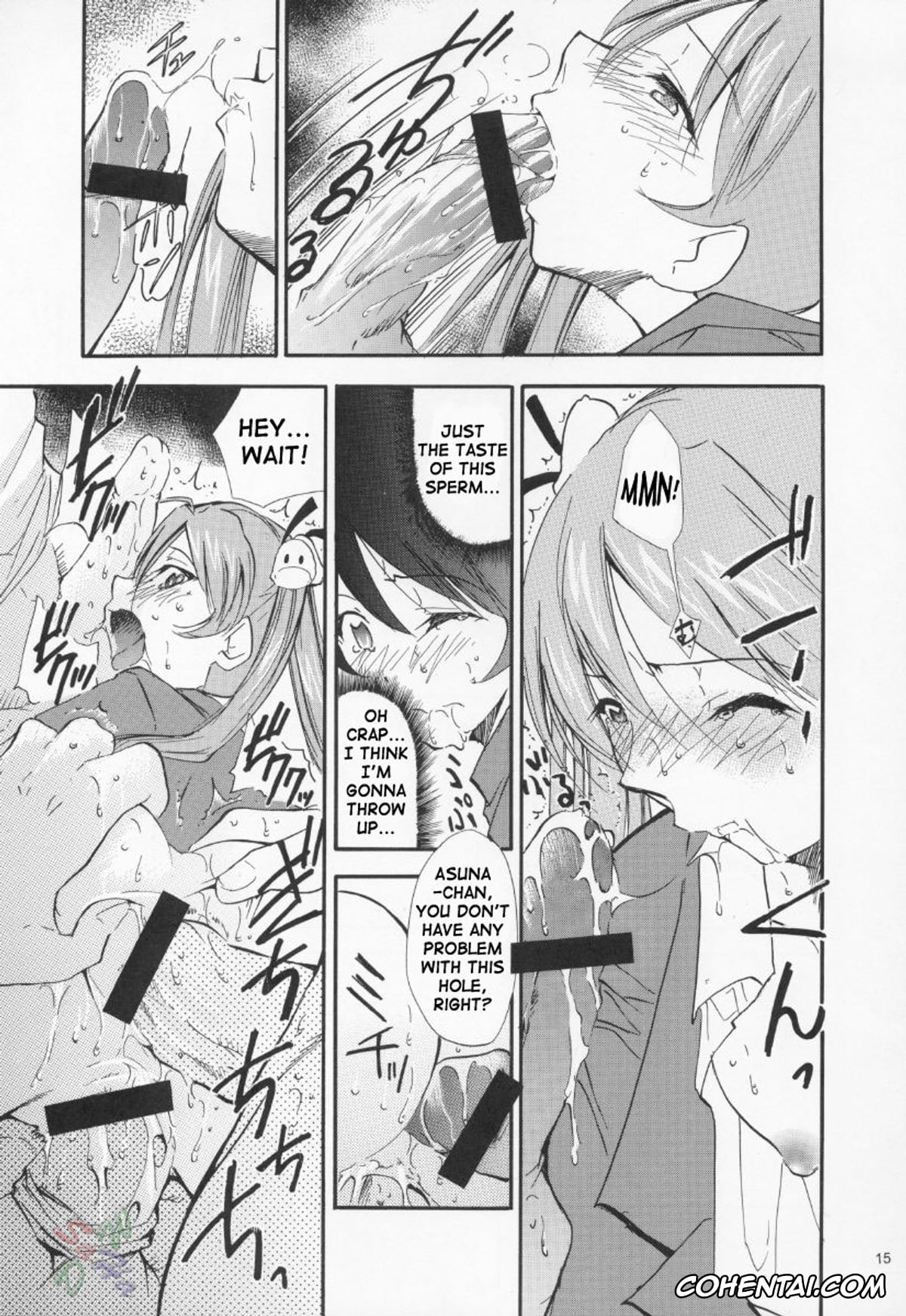 Mahou Sensei Negima porno, Asuna Kagurazaka porno, Chisame Hasegawa porno, Negimaru! 3 (Mahou Sensei Negima!), pagina 14
