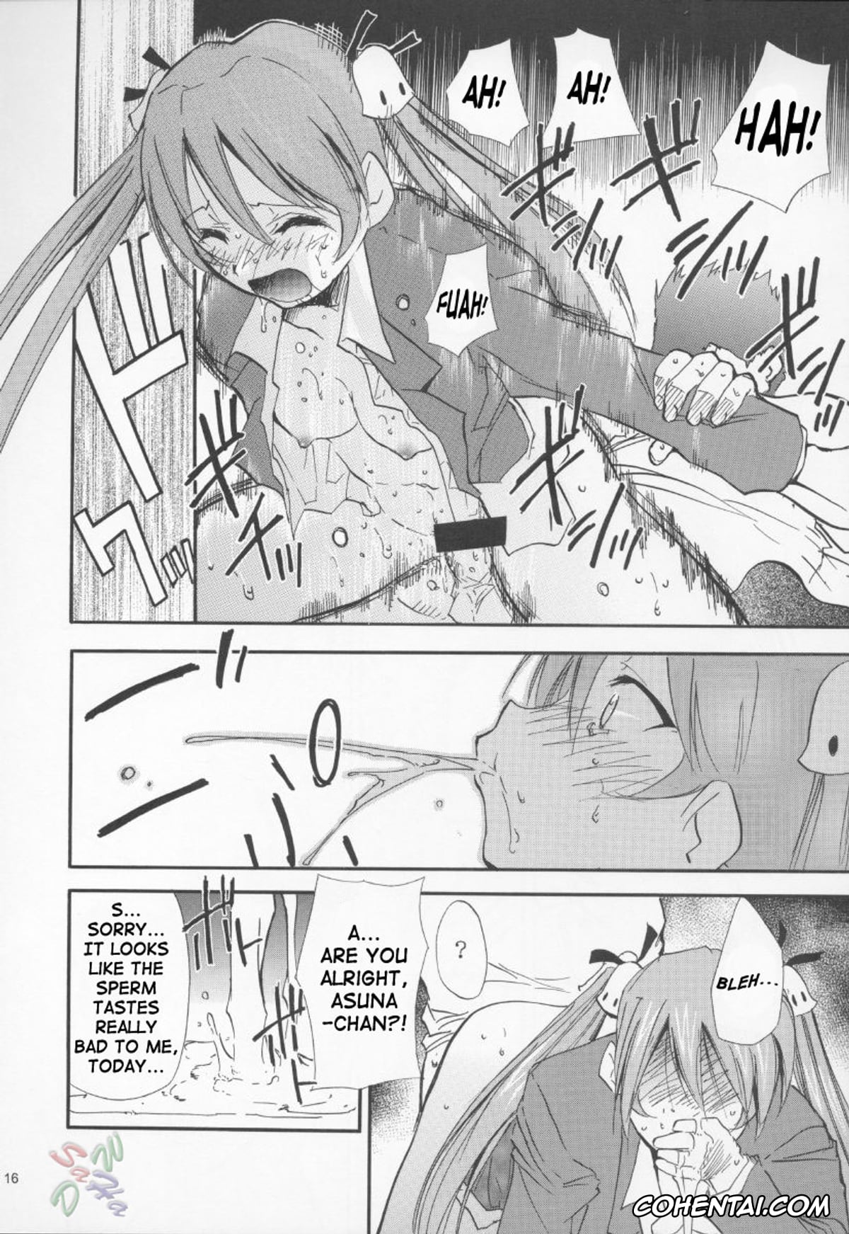 Mahou Sensei Negima hentai, Asuna Kagurazaka hentai, Chisame Hasegawa hentai, Negimaru! 3 (Mahou Sensei Negima!), pagina 15
