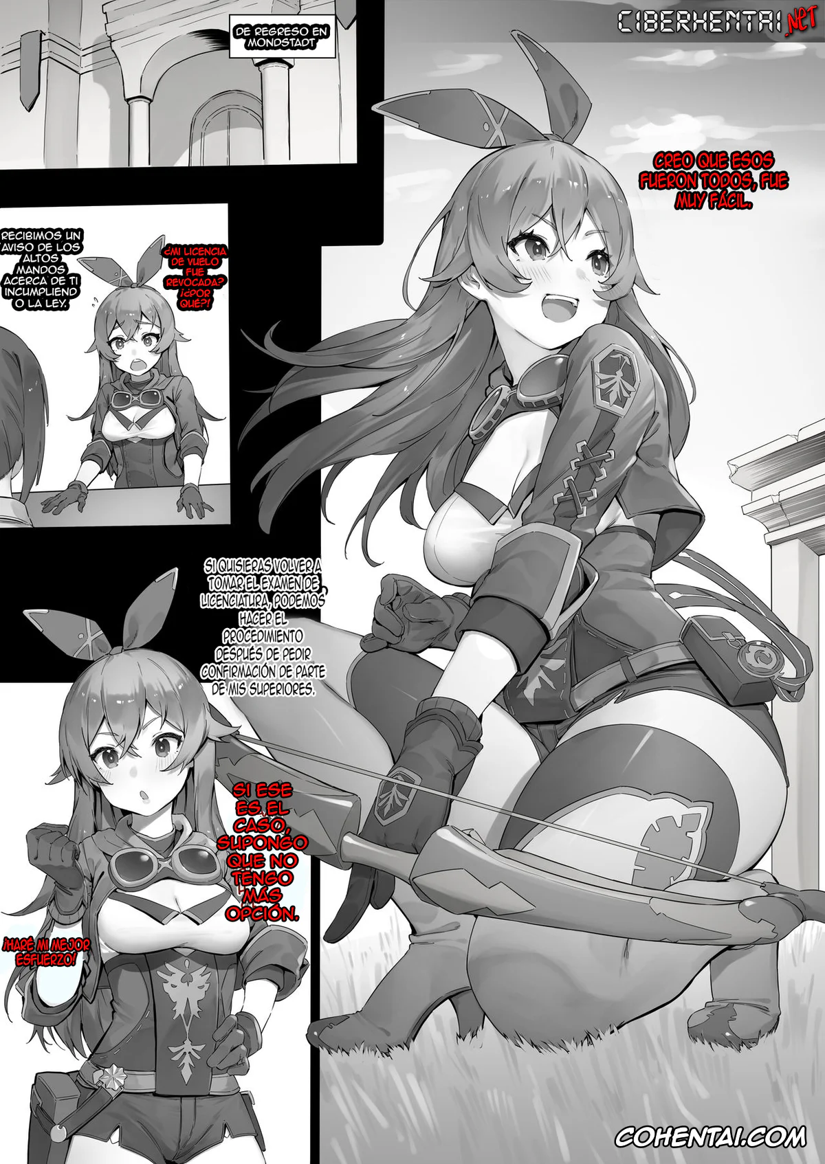 Genshin Impact xxx, Amber xxx, Amber (Genshin Impact), pagina 1