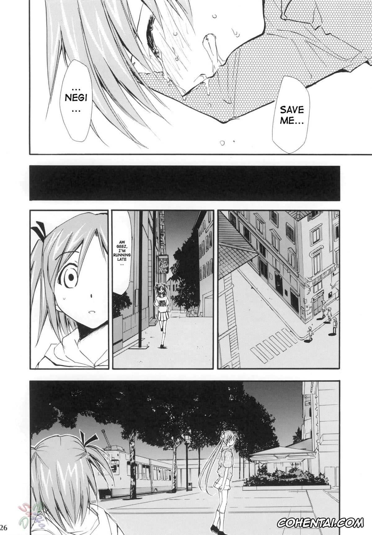 Mahou Sensei Negima xxx, Asuna Kagurazaka xxx, Chisame Hasegawa xxx, Negimaru! 4 (Mahou Sensei Negima!), pagina 25