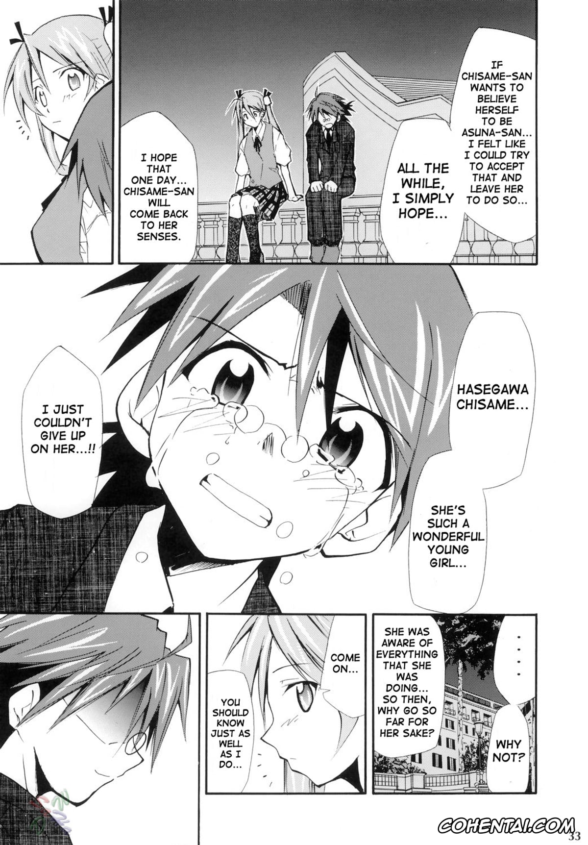 Mahou Sensei Negima porno, Asuna Kagurazaka porno, Chisame Hasegawa porno, Negimaru! 4 (Mahou Sensei Negima!), pagina 32