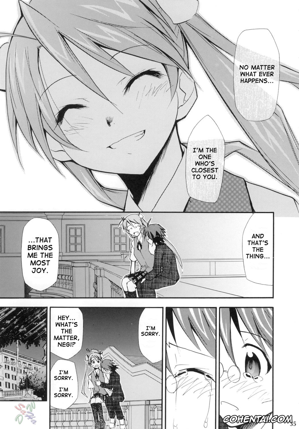 Mahou Sensei Negima xxx, Asuna Kagurazaka xxx, Chisame Hasegawa xxx, Negimaru! 4 (Mahou Sensei Negima!), pagina 34