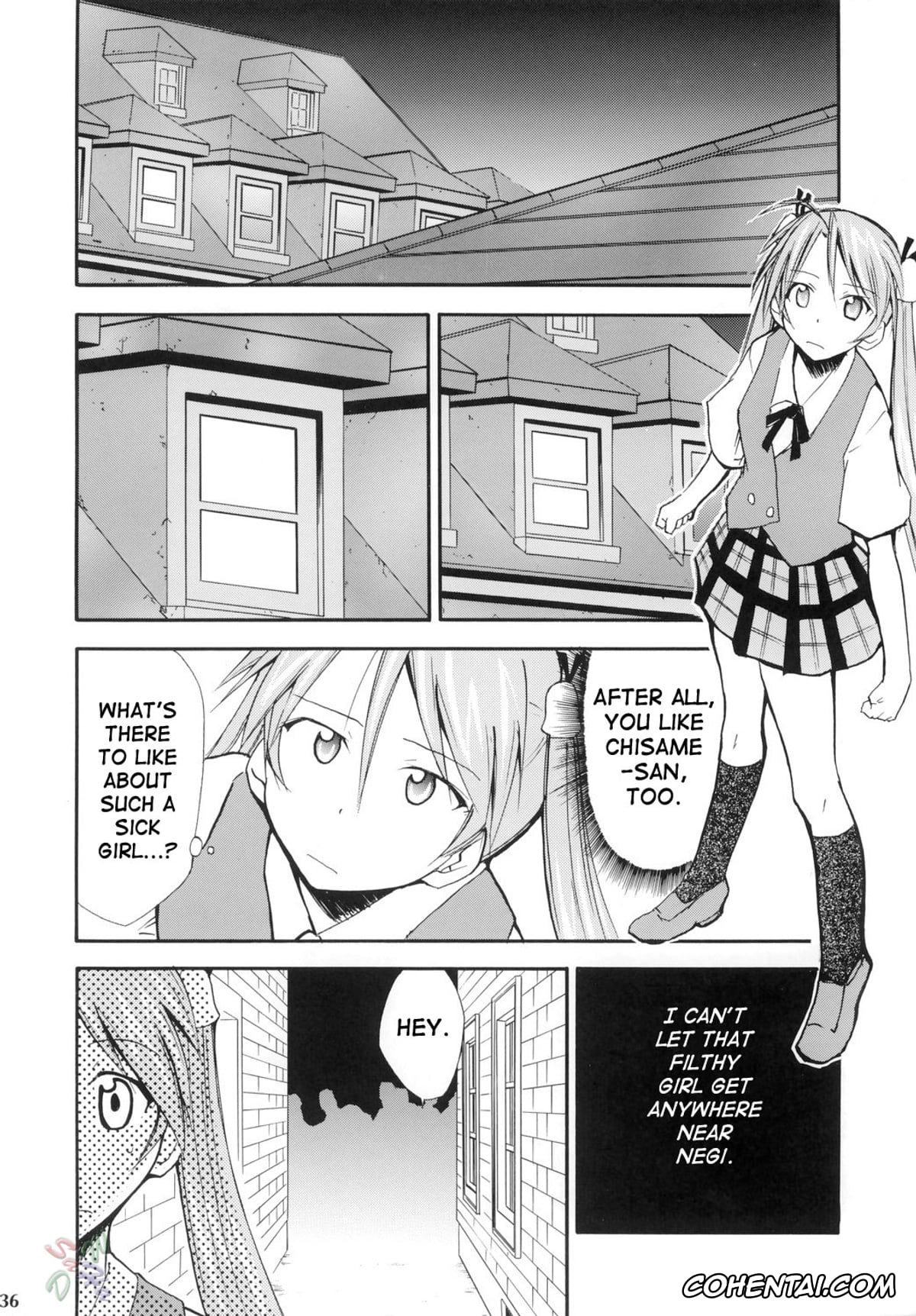 Mahou Sensei Negima porno, Asuna Kagurazaka porno, Chisame Hasegawa porno, Negimaru! 4 (Mahou Sensei Negima!), pagina 35