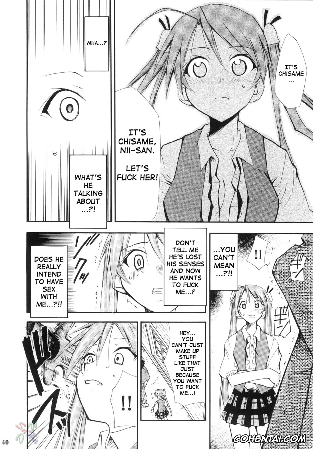 Mahou Sensei Negima hentai, Asuna Kagurazaka hentai, Chisame Hasegawa hentai, Negimaru! 4 (Mahou Sensei Negima!), pagina 39