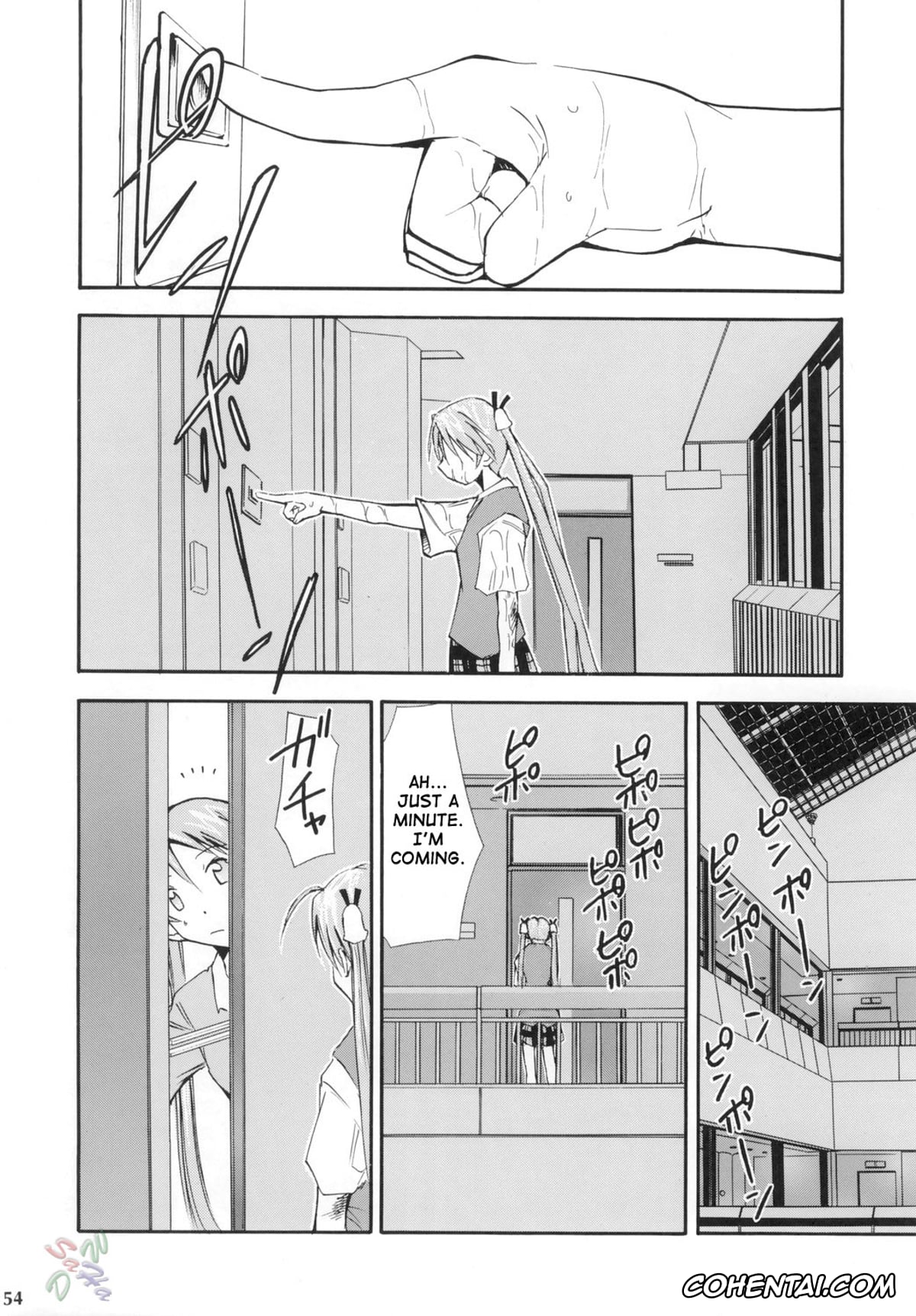 Mahou Sensei Negima porno, Asuna Kagurazaka porno, Chisame Hasegawa porno, Negimaru! 4 (Mahou Sensei Negima!), pagina 53
