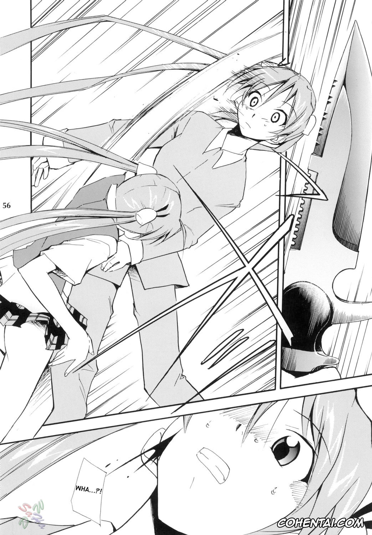 Mahou Sensei Negima xxx, Asuna Kagurazaka xxx, Chisame Hasegawa xxx, Negimaru! 4 (Mahou Sensei Negima!), pagina 55