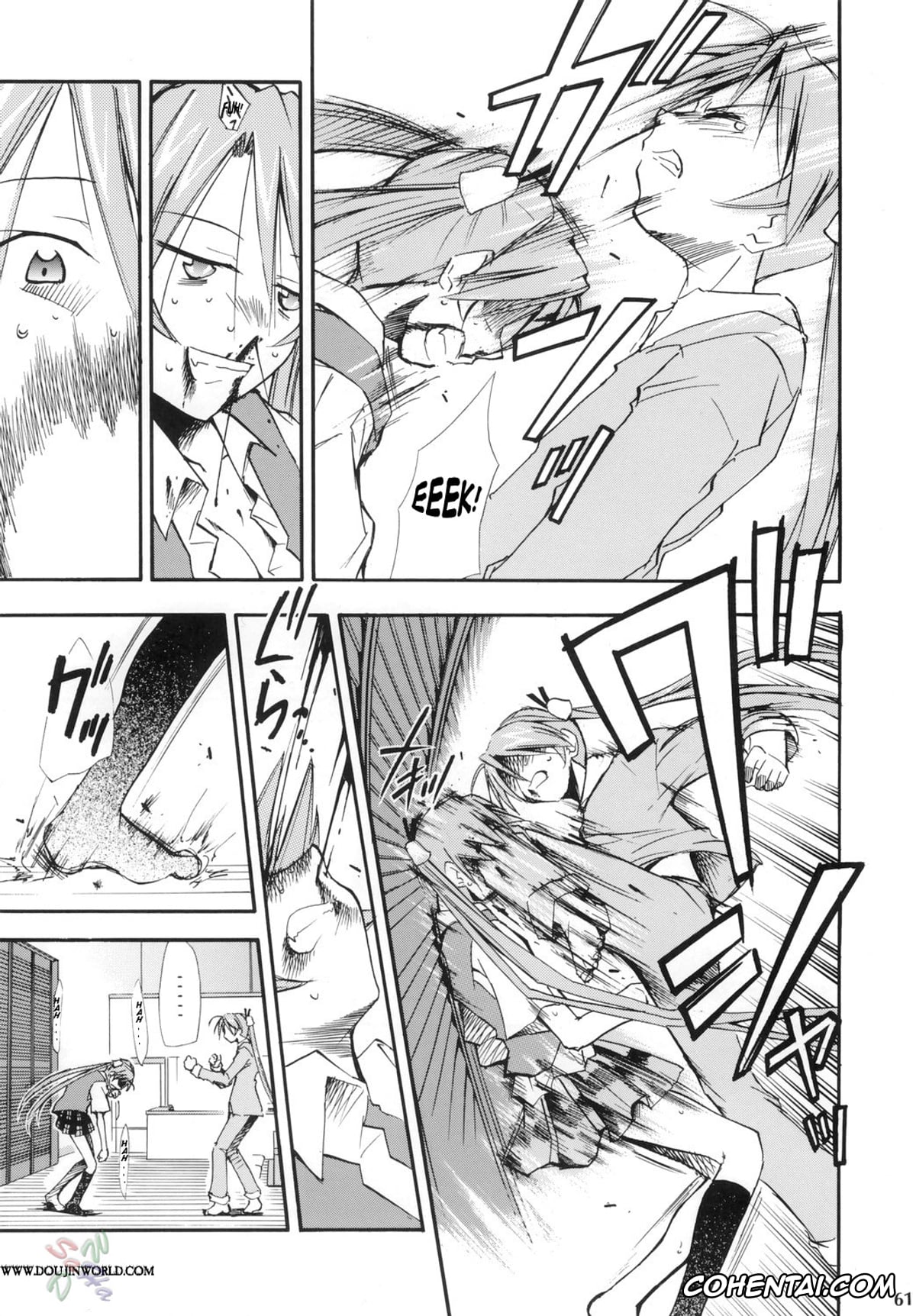 Mahou Sensei Negima hentai, Asuna Kagurazaka hentai, Chisame Hasegawa hentai, Negimaru! 4 (Mahou Sensei Negima!), pagina 60