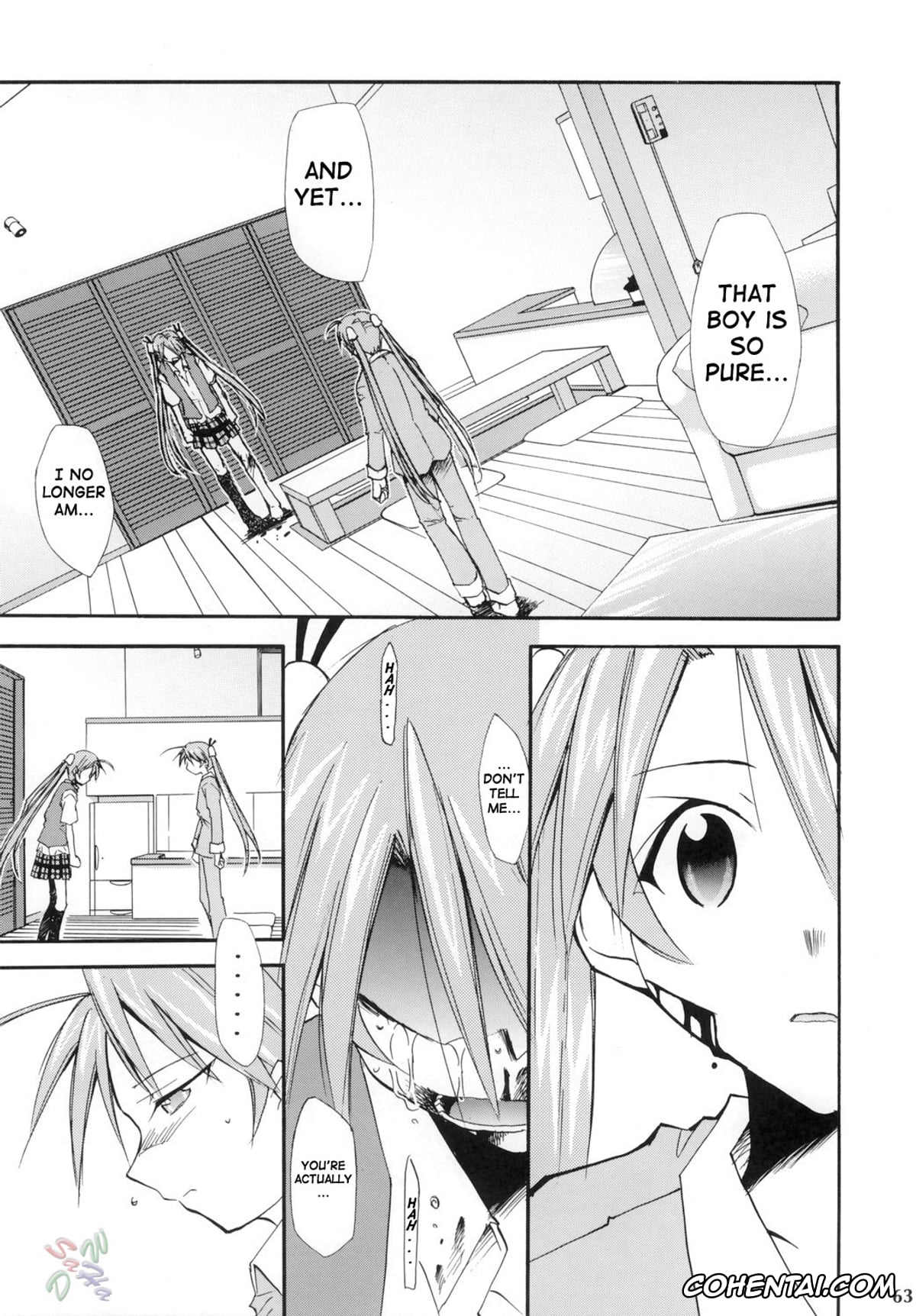 Mahou Sensei Negima porno, Asuna Kagurazaka porno, Chisame Hasegawa porno, Negimaru! 4 (Mahou Sensei Negima!), pagina 62