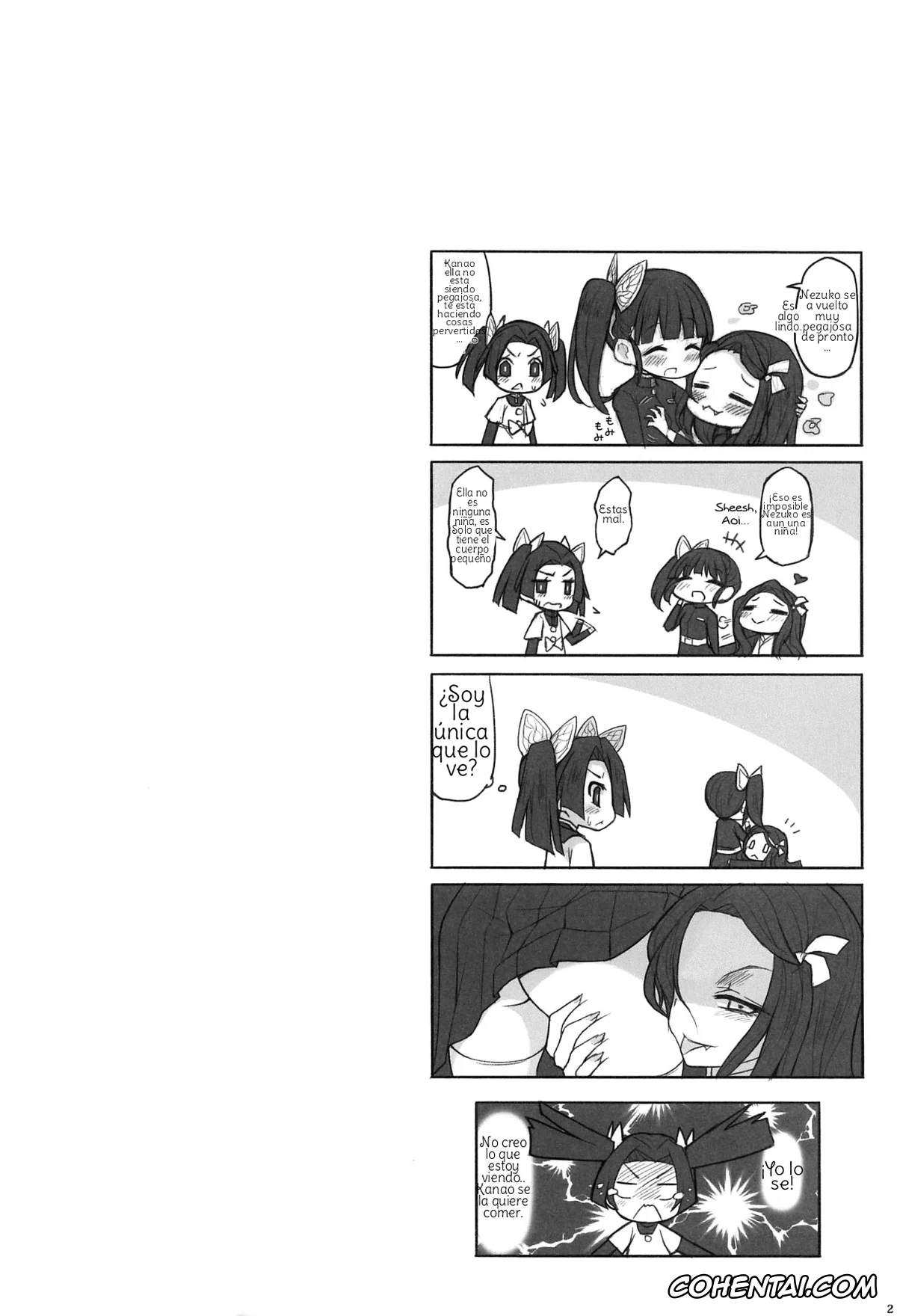 Kimetsu No Yaiba | Demon Slayer hentai, Kanao Tsuyuri hentai, Nezuko Kamado hentai, Shinobu Kochou hentai, Saikin, Imouto no Yousu ga Chotto Okashiin daga. (Kimetsu no Yaiba), pagina 3