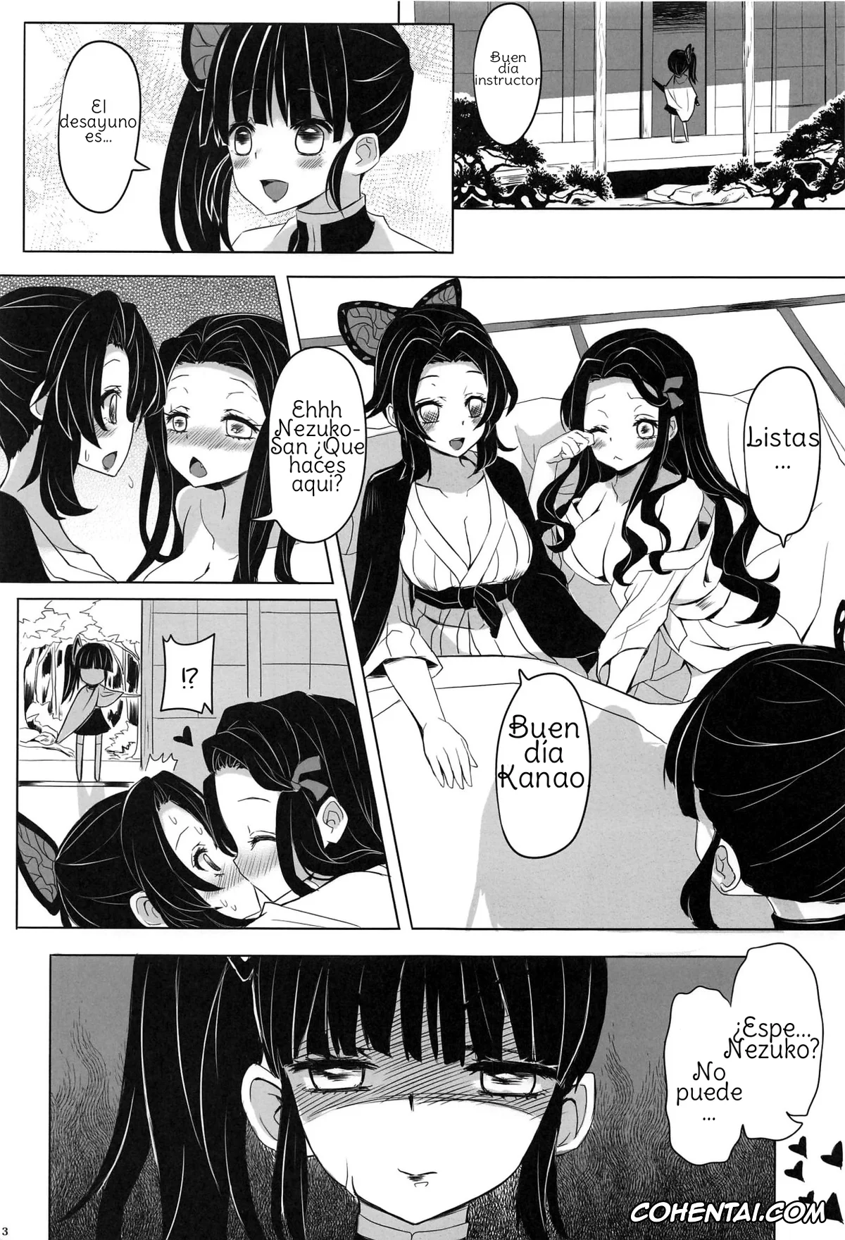 Kimetsu No Yaiba | Demon Slayer xxx, Kanao Tsuyuri xxx, Nezuko Kamado xxx, Shinobu Kochou xxx, Saikin, Imouto no Yousu ga Chotto Okashiin daga. (Kimetsu no Yaiba), pagina 4