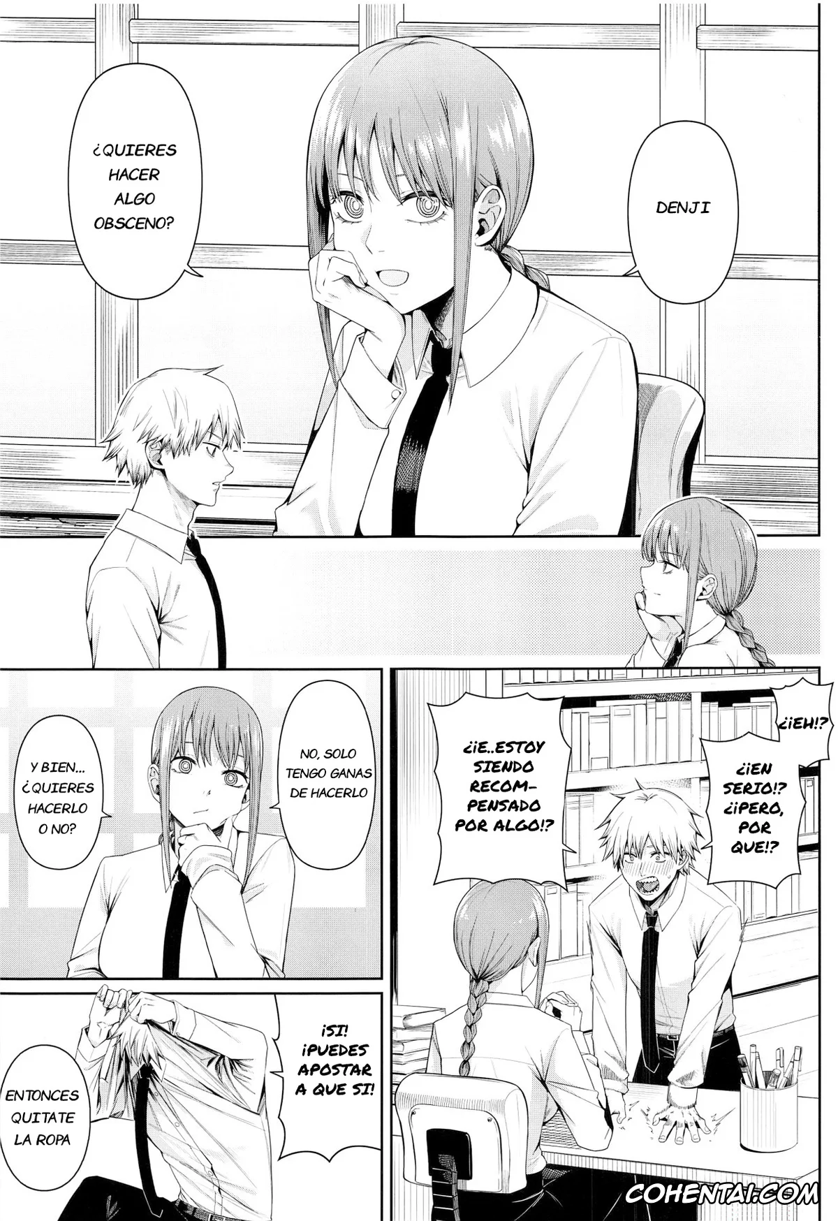 Chainsaw Man porno, Angel Devil porno, Denji porno, Makima porno, Reze porno, Kusarinoko Katsurei (Chainsaw Man), pagina 2