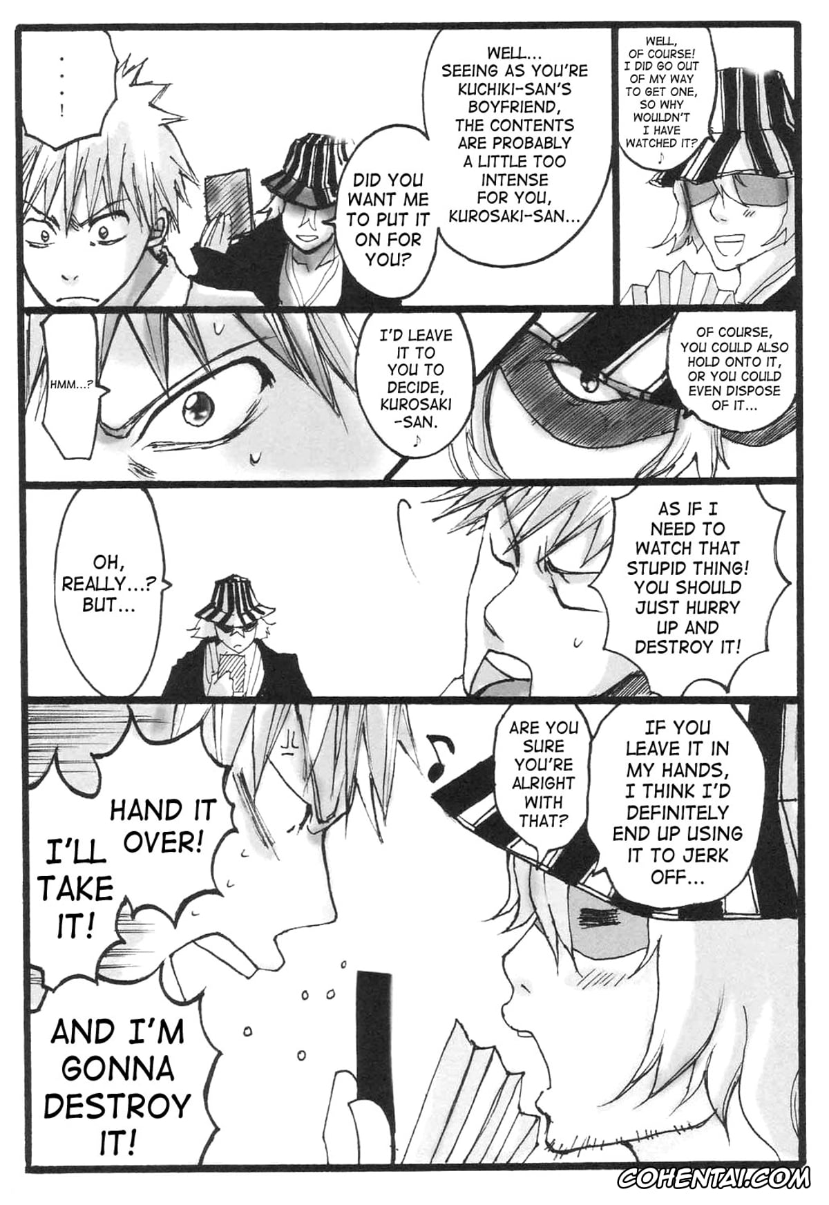 Bleach hentai, Ichigo Kurosaki hentai, Rukia Kuchiki hentai, Kuchiki Rukia Kinbaku (Bleach), pagina 9