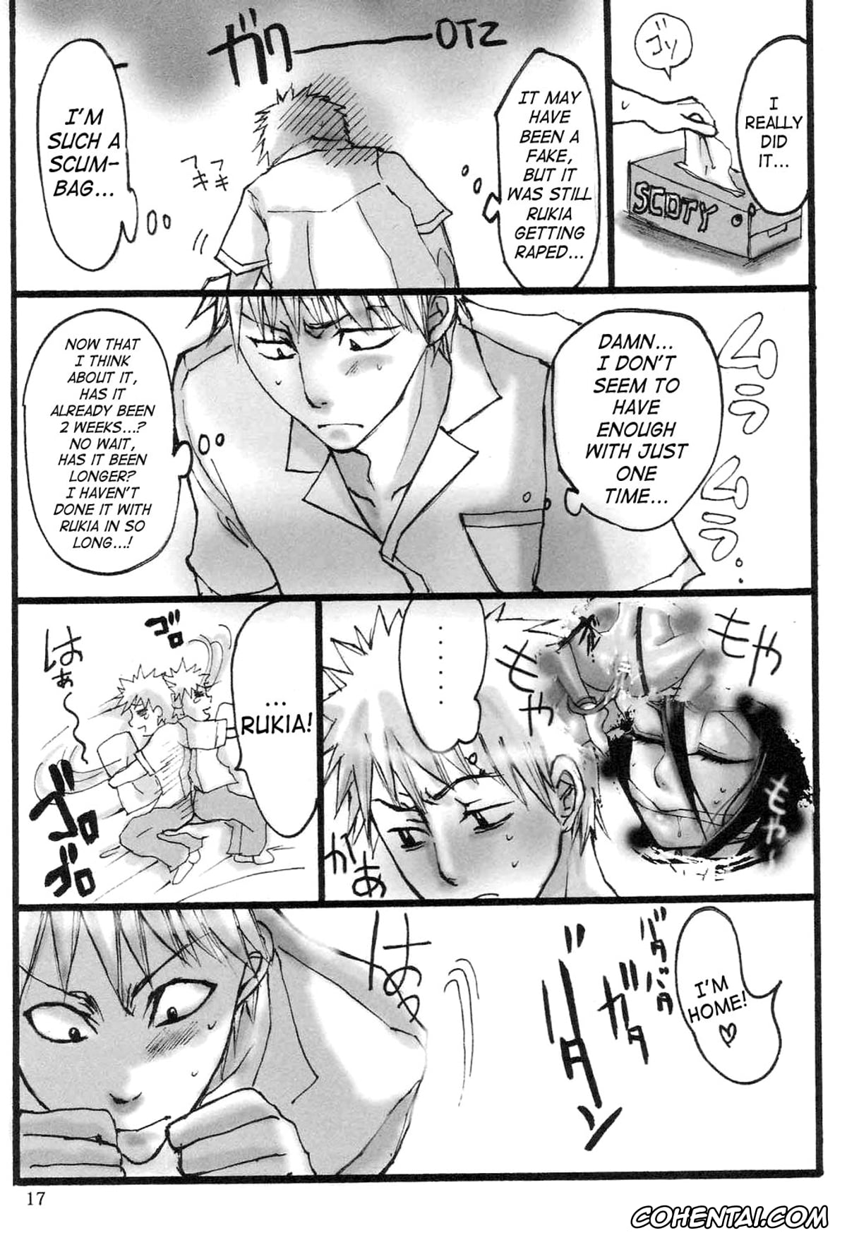 Bleach xxx, Ichigo Kurosaki xxx, Rukia Kuchiki xxx, Kuchiki Rukia Kinbaku (Bleach), pagina 16