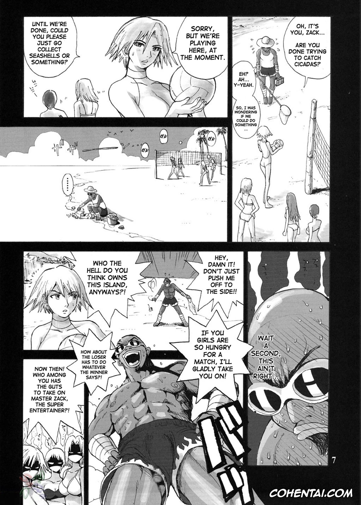Dead or Alive hentai, Ayane hentai, Christie hentai, Hitomi hentai, Kasumi hentai, Lei Fang hentai, Tina Armstrong hentai, Zack hentai, SURVIVOR 2nd!! ~Hadashi no Venus~ (Dead or Alive Xtreme Beach Volleyball), pagina 9