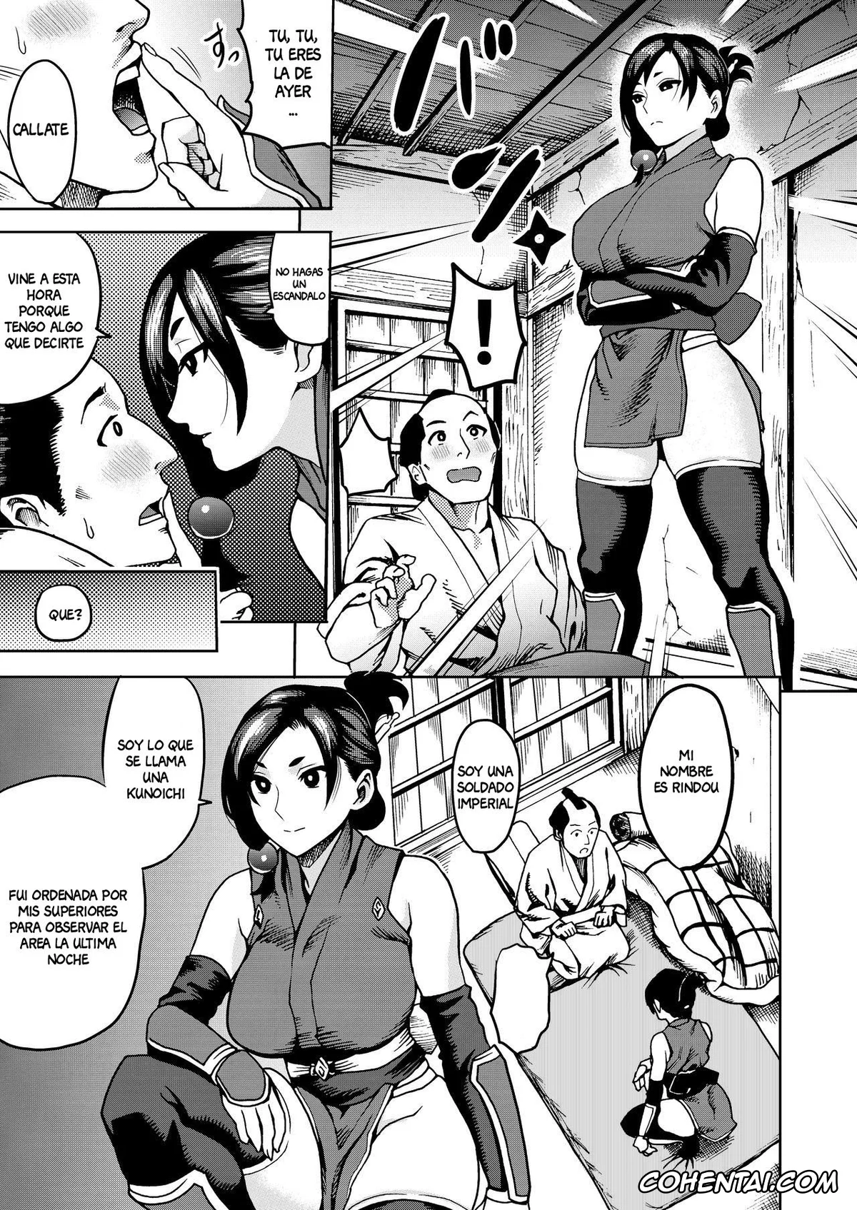 Original hentai, Kunoichi no Mitsuyaku, pagina 6