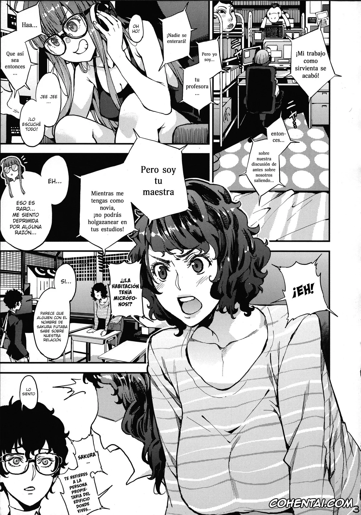 Persona 5 xxx, Kawakami Sensei to Futaba no Himitsu Kojin Jugyou (Persona 5), pagina 4