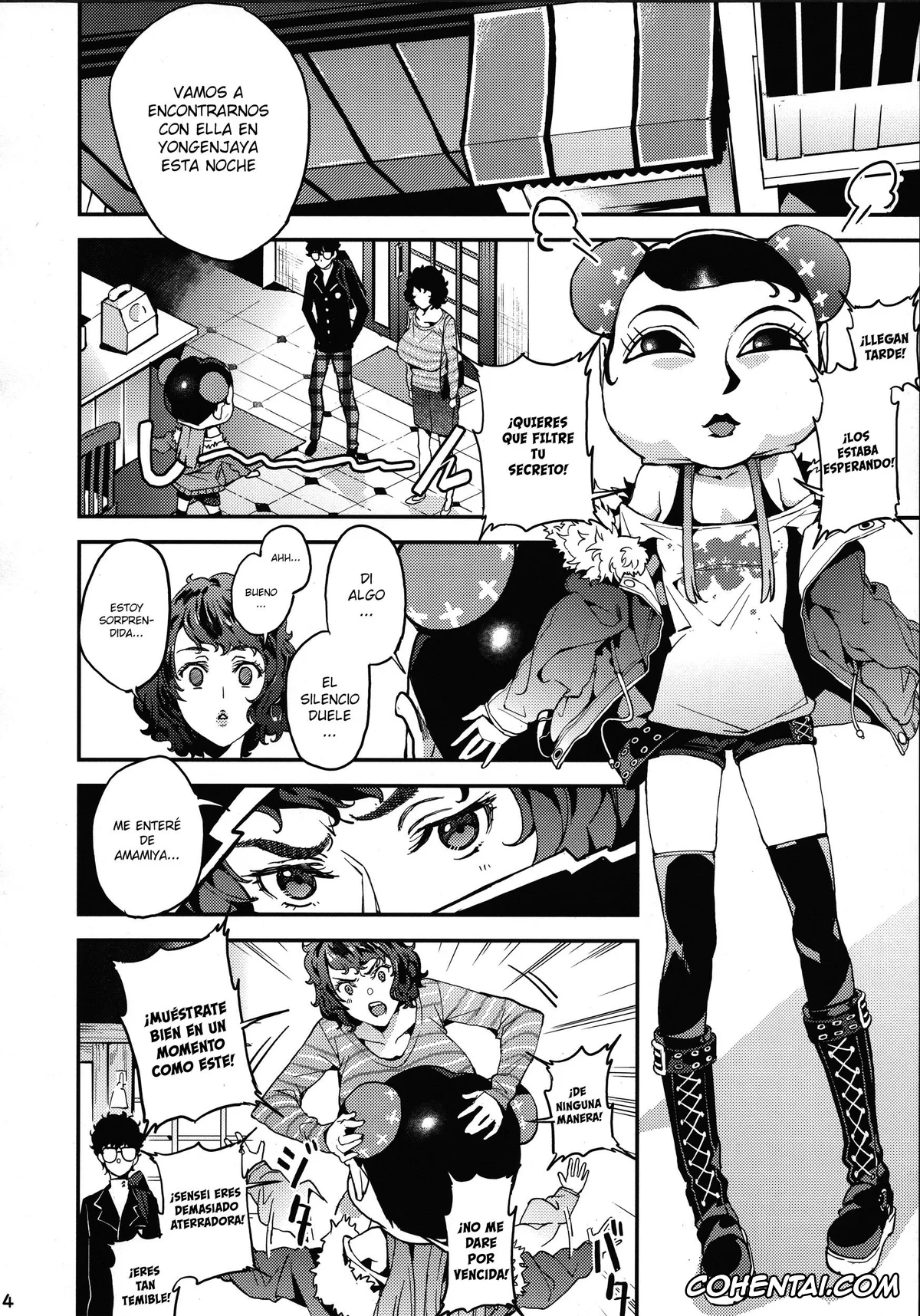 Persona 5 porno, Kawakami Sensei to Futaba no Himitsu Kojin Jugyou (Persona 5), pagina 5