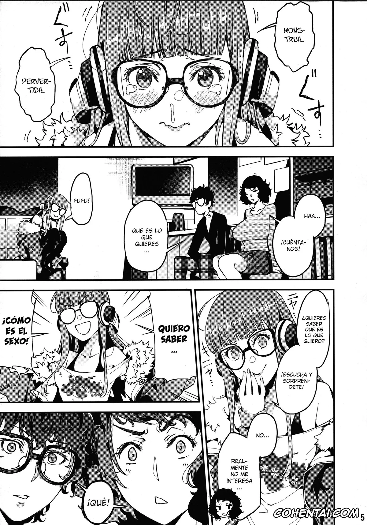 Persona 5 hentai, Kawakami Sensei to Futaba no Himitsu Kojin Jugyou (Persona 5), pagina 6