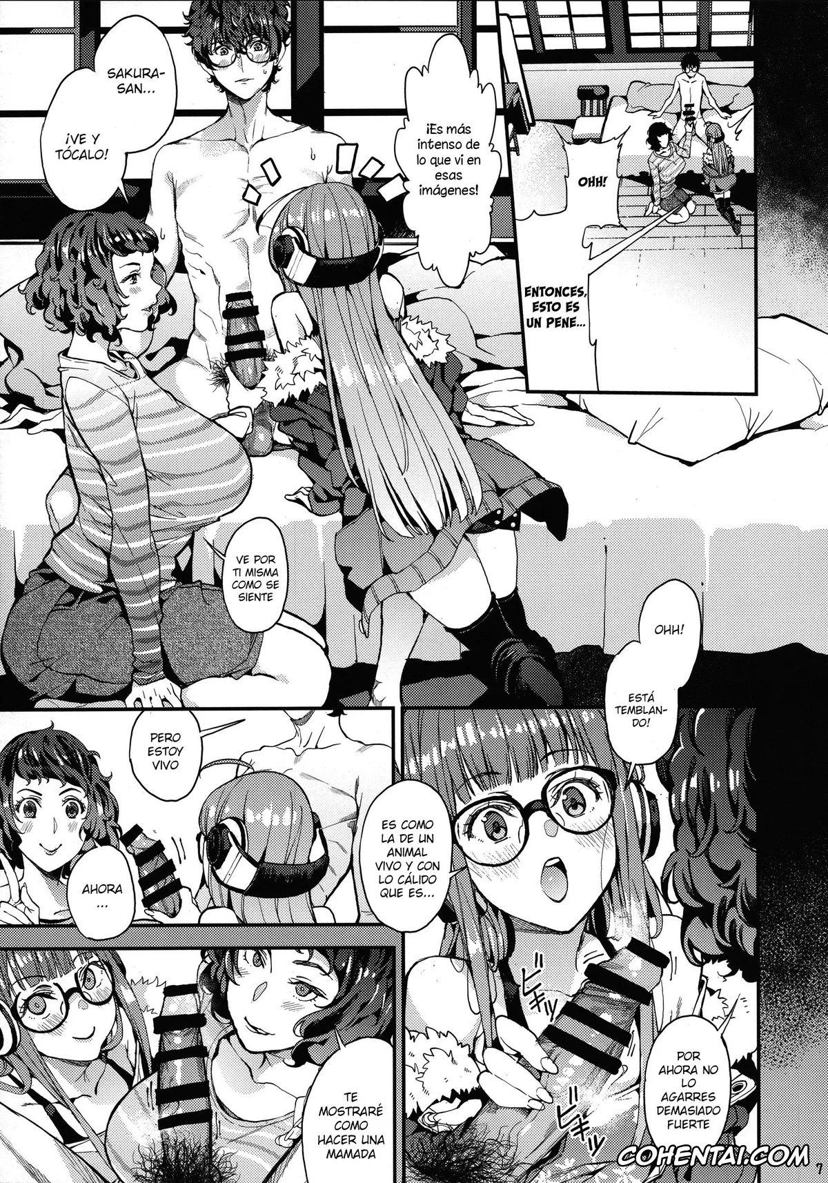 Persona 5 porno, Kawakami Sensei to Futaba no Himitsu Kojin Jugyou (Persona 5), pagina 8