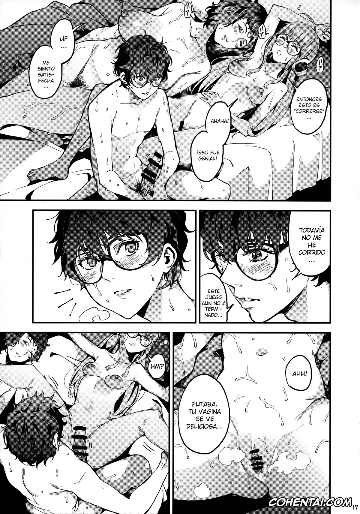 Persona 5 hentai, Kawakami Sensei to Futaba no Himitsu Kojin Jugyou (Persona 5), pagina 18