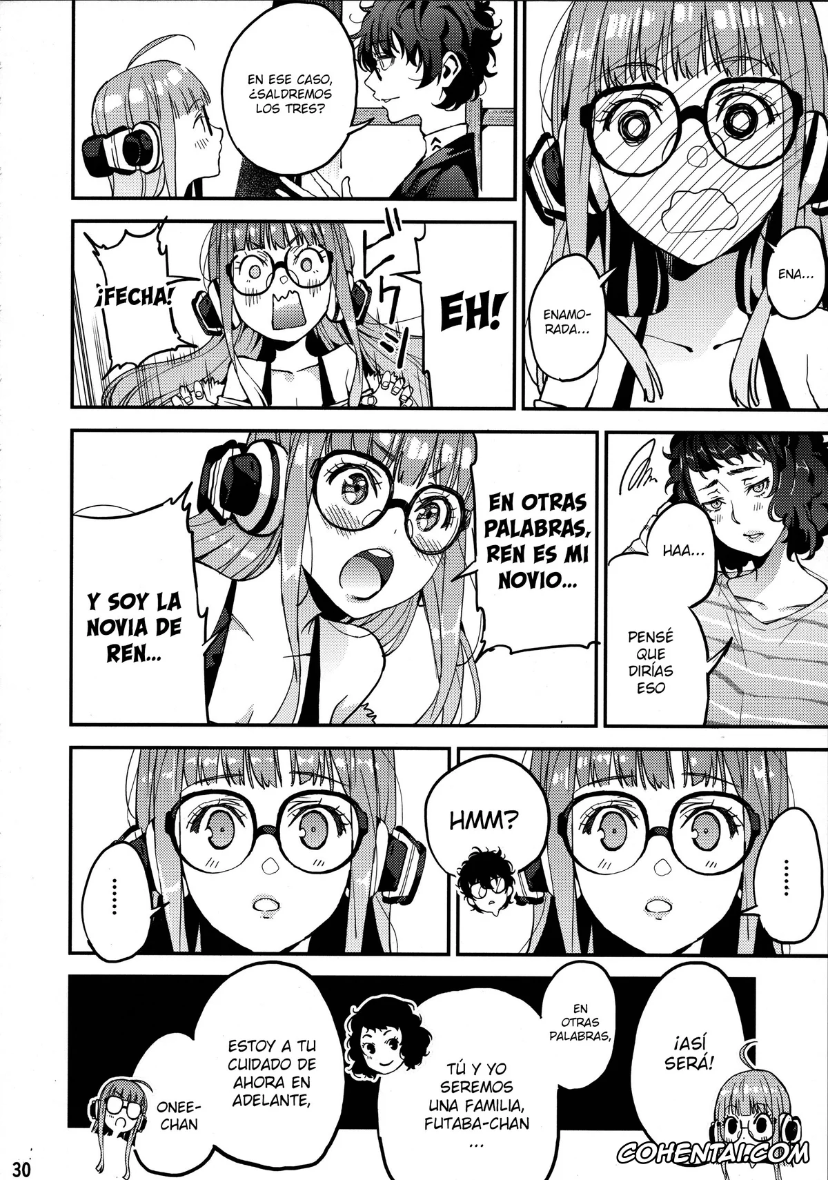 Persona 5 xxx, Kawakami Sensei to Futaba no Himitsu Kojin Jugyou (Persona 5), pagina 31