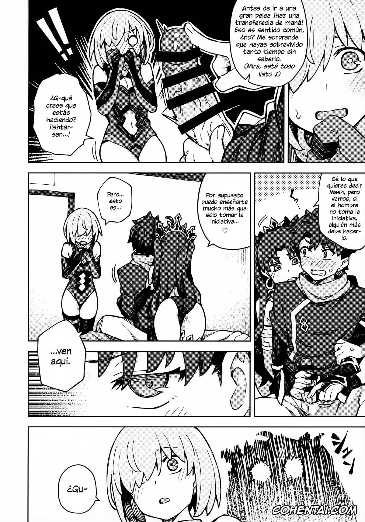 Fate/Grand Order hentai, Gudao | Ritsuka Fujimaru hentai, Ishtar hentai, Shielder | Mash Kyrielight hentai, Damegami Chuuihou (Fate/Grand Order), pagina 9