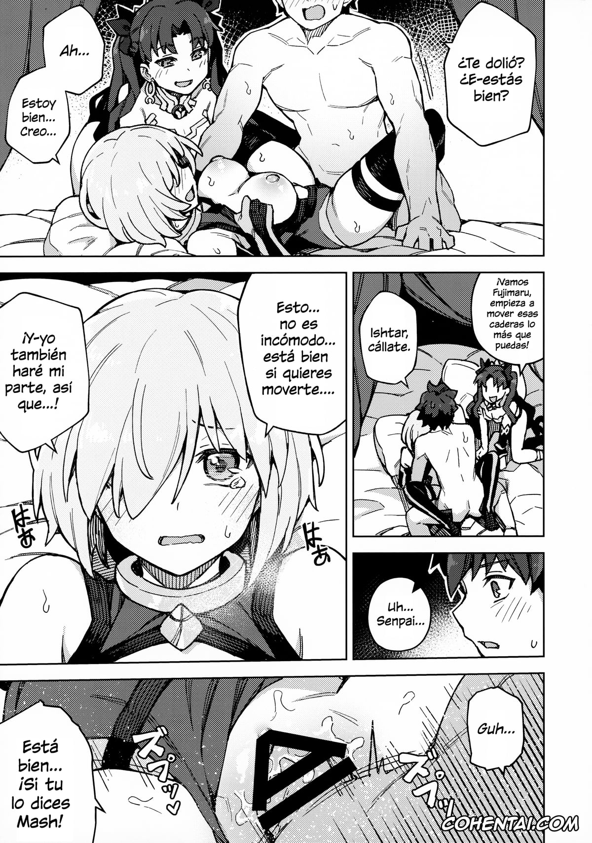 Fate/Grand Order porno, Gudao | Ritsuka Fujimaru porno, Ishtar porno, Shielder | Mash Kyrielight porno, Damegami Chuuihou (Fate/Grand Order), pagina 14