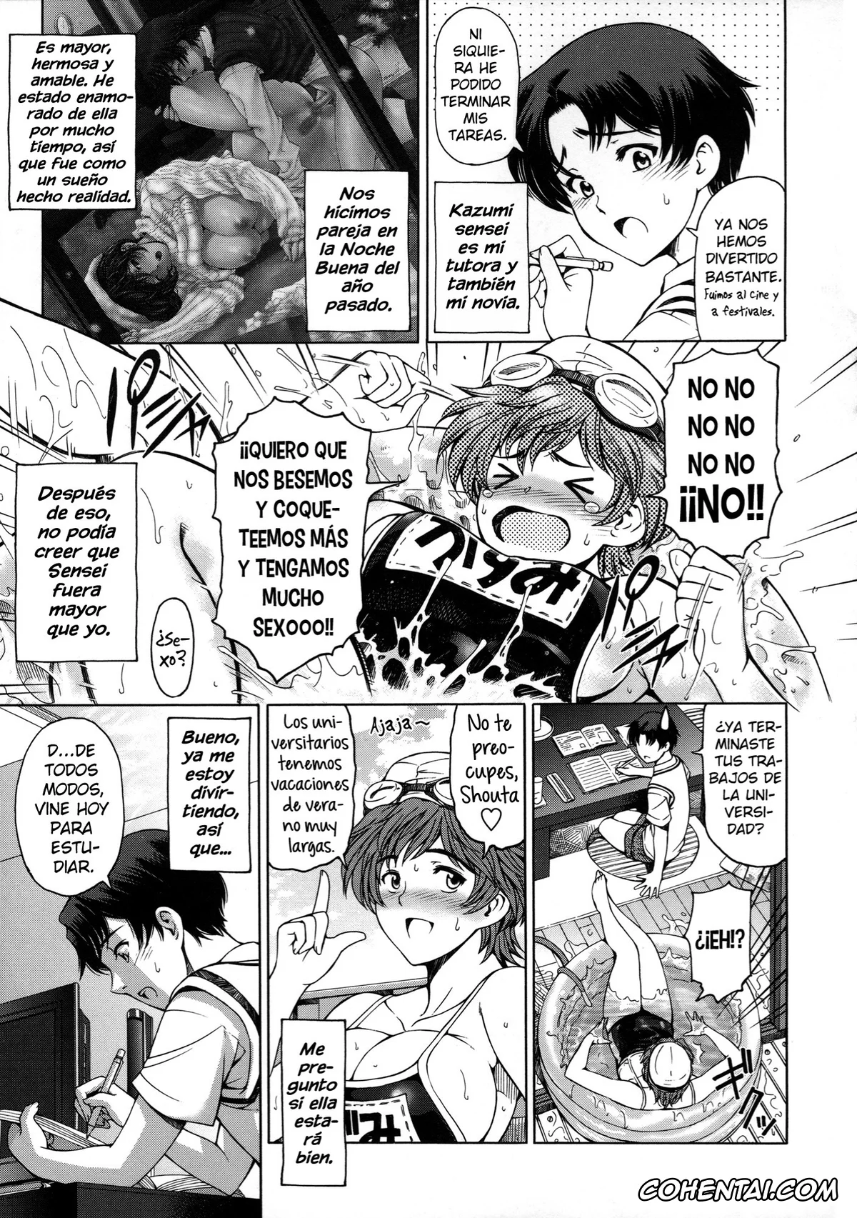 Original hentai, Kannou No Natsuyasumi (Ane wa Shota o Suki ni Naru), pagina 3