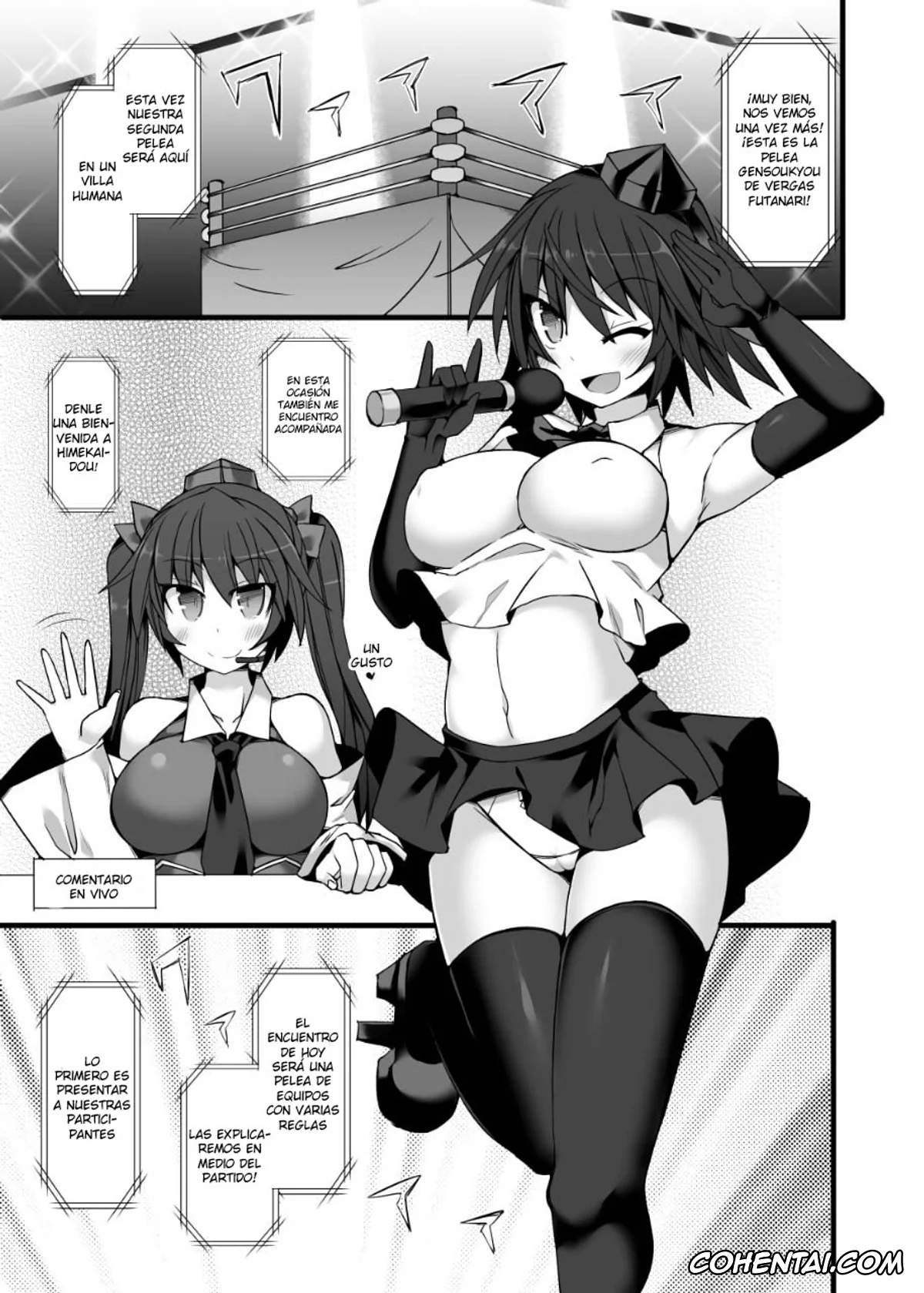 Touhou Project xxx, joon yorigami xxx, koishi komeiji xxx, Marisa Kirisame xxx, shion yorigami xxx, Gensoukyou Futanari Chinpo Wrestling Ecstasy 2 – Marisa & Koishi VS Joon & Shion (Touhou Project), pagina 4