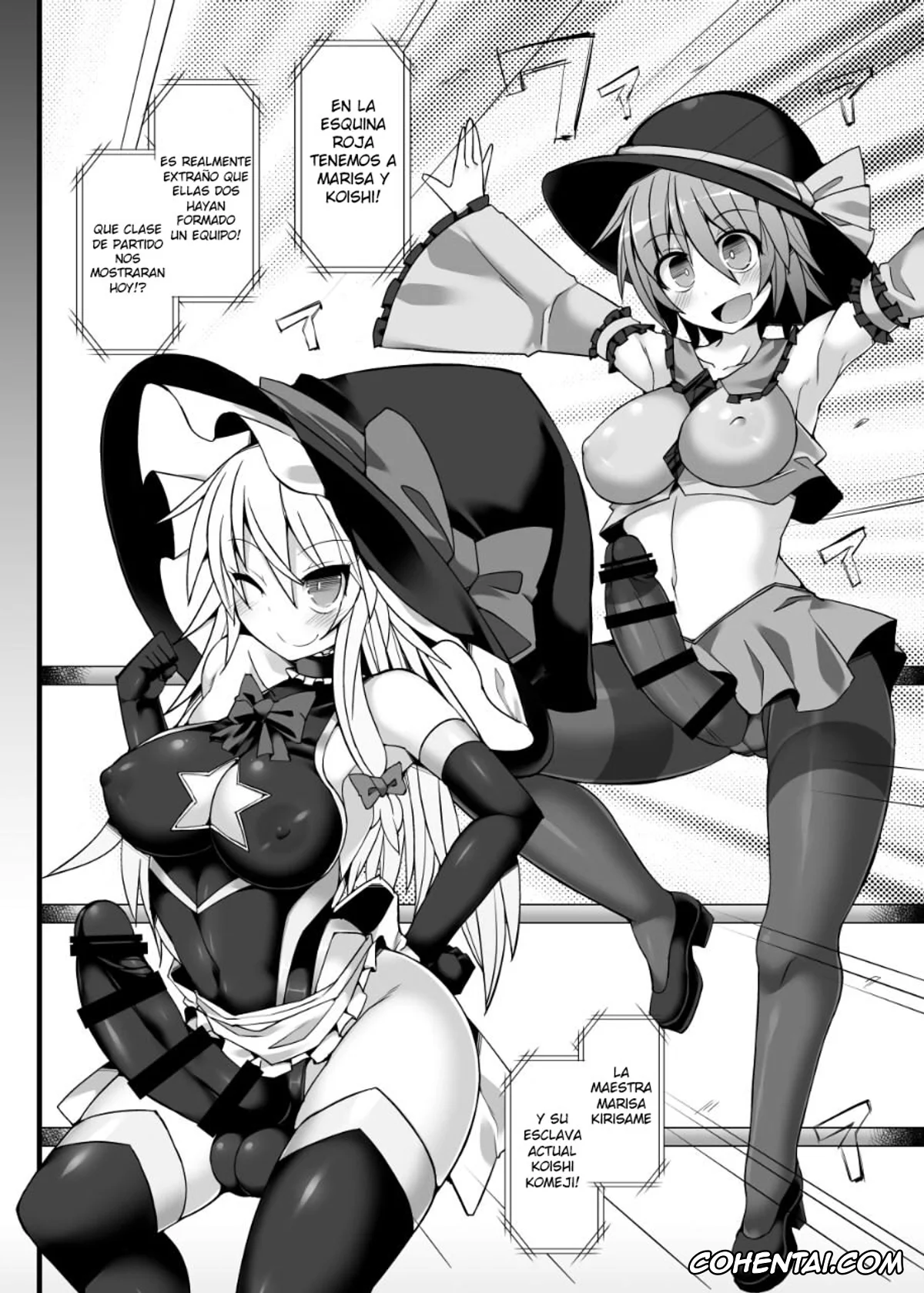 Touhou Project porno, joon yorigami porno, koishi komeiji porno, Marisa Kirisame porno, shion yorigami porno, Gensoukyou Futanari Chinpo Wrestling Ecstasy 2 – Marisa & Koishi VS Joon & Shion (Touhou Project), pagina 5