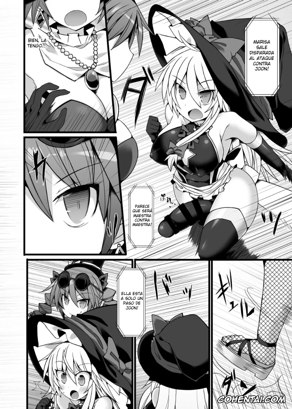 Touhou Project hentai, joon yorigami hentai, koishi komeiji hentai, Marisa Kirisame hentai, shion yorigami hentai, Gensoukyou Futanari Chinpo Wrestling Ecstasy 2 – Marisa & Koishi VS Joon & Shion (Touhou Project), pagina 9