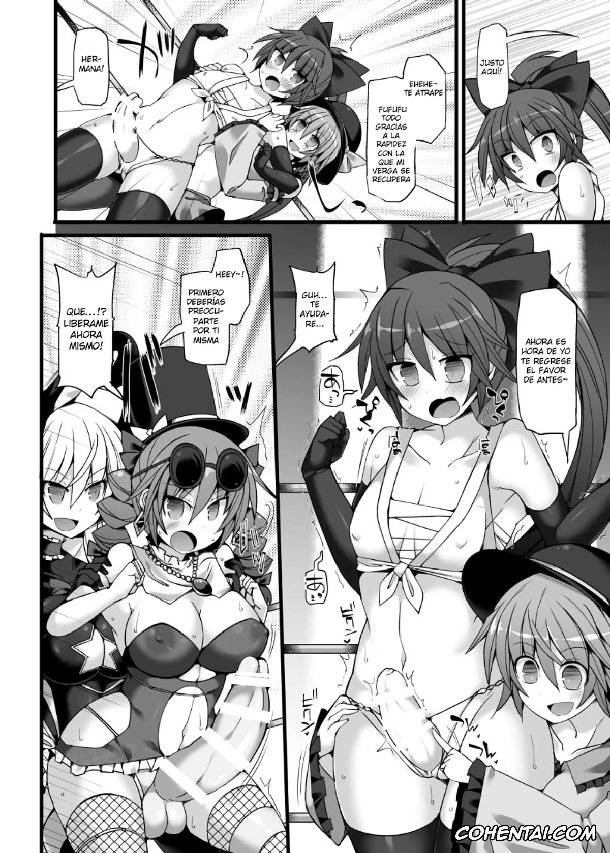 Touhou Project porno, joon yorigami porno, koishi komeiji porno, Marisa Kirisame porno, shion yorigami porno, Gensoukyou Futanari Chinpo Wrestling Ecstasy 2 – Marisa & Koishi VS Joon & Shion (Touhou Project), pagina 17