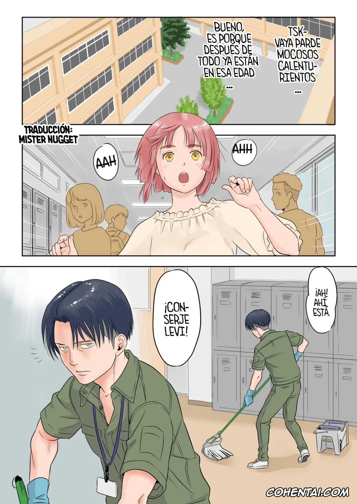 Shingeki No Kyojin | Attack On Titan hentai, Levi Ackerman hentai, Nifa hentai, Seisouin Levi to JK Nifa no R18 Manga (Shingeki no Kyojin), pagina 3