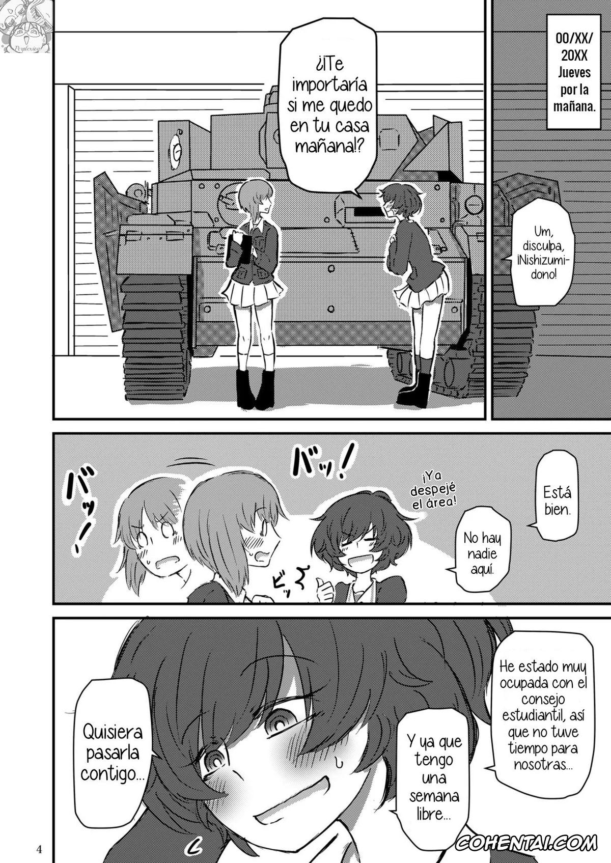 Girls und Panzer porno, Miho Nishizumi porno, Yukari Akiyama porno, Taikai ni Shizumu. (Girls und Panzer), pagina 5