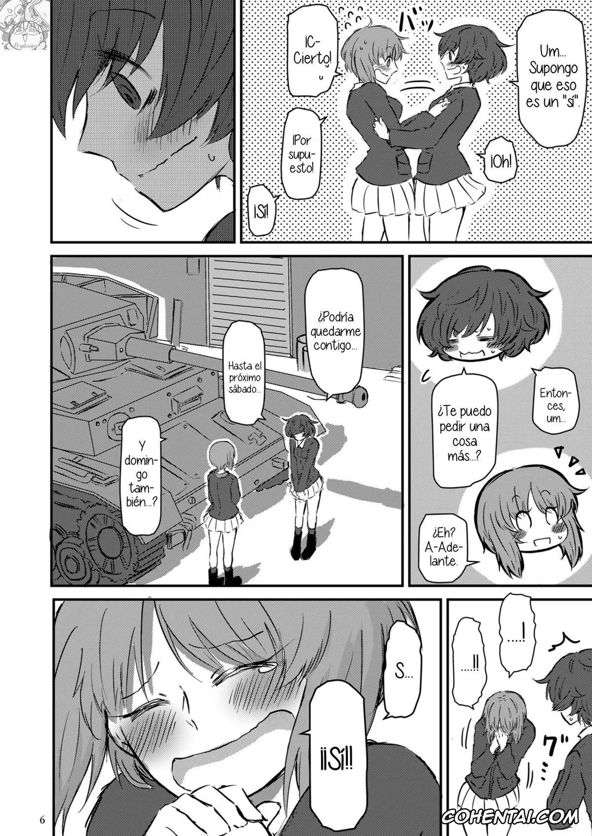 Girls und Panzer xxx, Miho Nishizumi xxx, Yukari Akiyama xxx, Taikai ni Shizumu. (Girls und Panzer), pagina 7