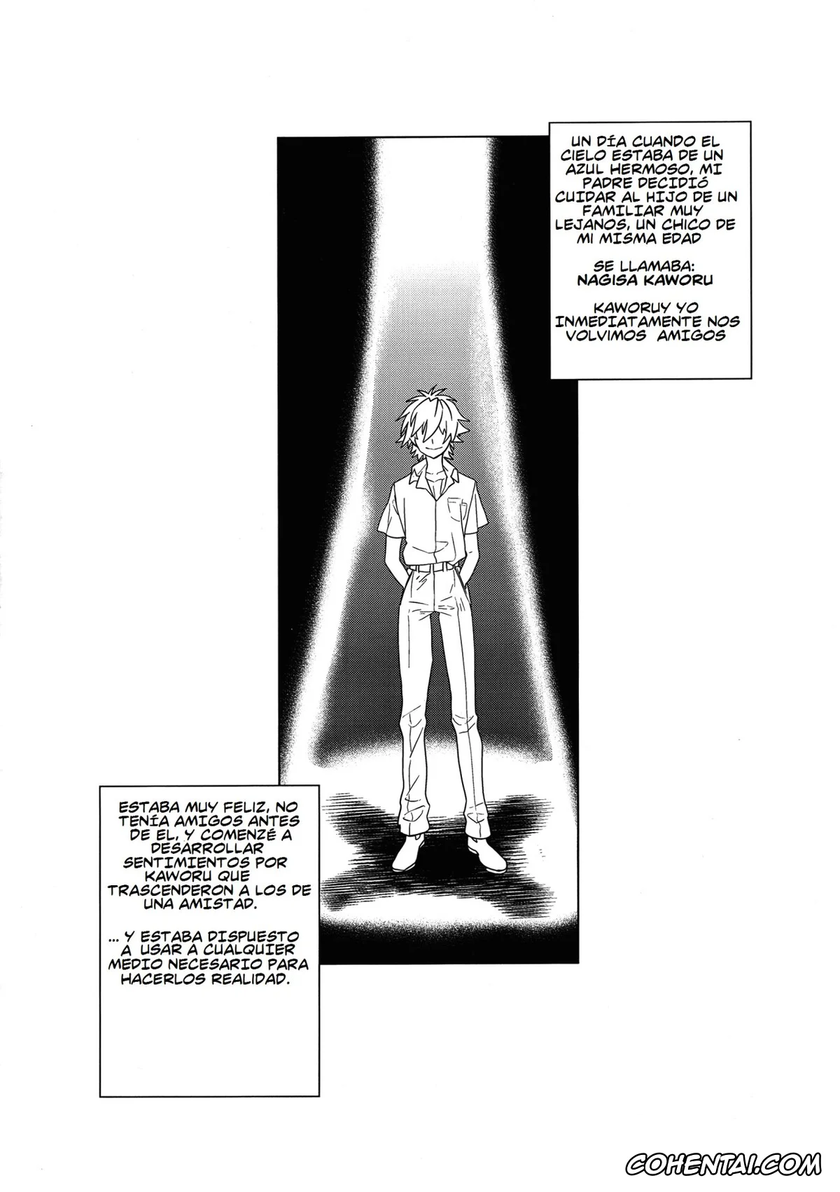Neon Genesis Evangelion porno, Kaworu Nagisa porno, Ore no Koto o Ikari Shinji da to Omoikomu Saimin ni Kakatta Nagisa Kaworu-kun wa Mechamecha Yasashii ~Ore no Beautiful World~ (Neon Genesis Evangelion), pagina 2