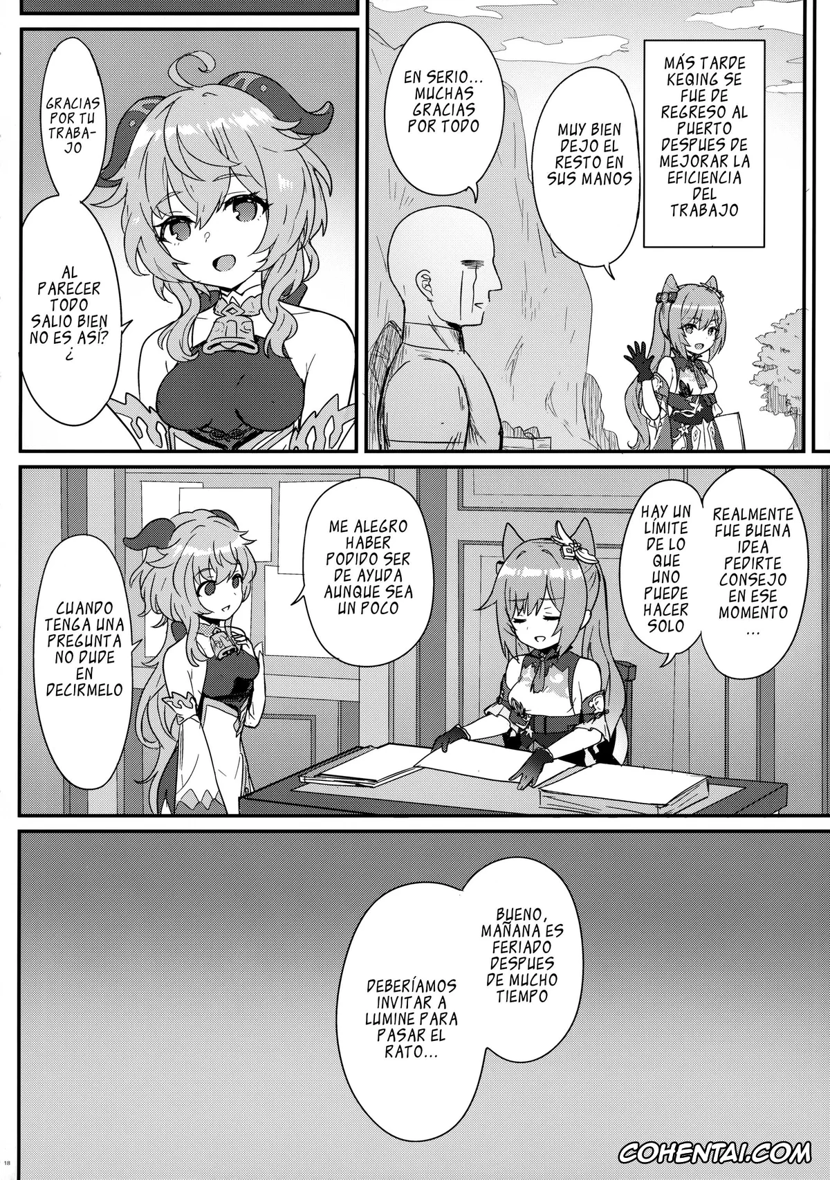 Genshin Impact xxx, Keqing xxx, Keqing-chan ga Buka o Shigoki Makuru Hon (Genshin Impact), pagina 19