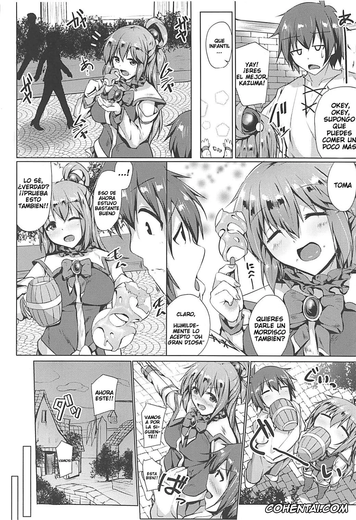 Kono Subarashii Sekai ni Syukufuku o! xxx, Aqua xxx, Kazuma Satou xxx, Takusan Yotte mo Amari Shikararenai Houhou (Kono Subarashii Sekai ni Syukufuku o!), pagina 7